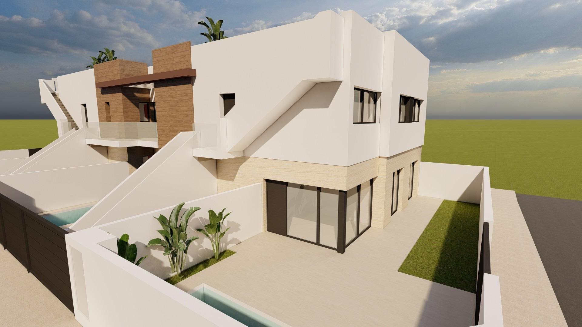 Charming New Build 2 Bedroom Top Floor Bungalow with Solarium for Sale in Lo Pagán, San Pedro del Pinatar