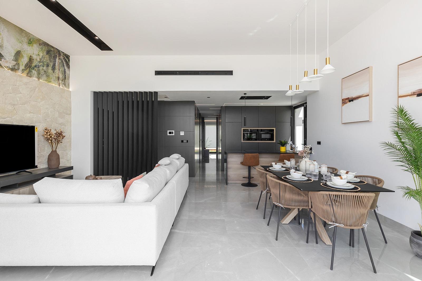 New Build One-Storey Villas with Private Pool for Sale in Los Balcones, Torrevieja, Spain
