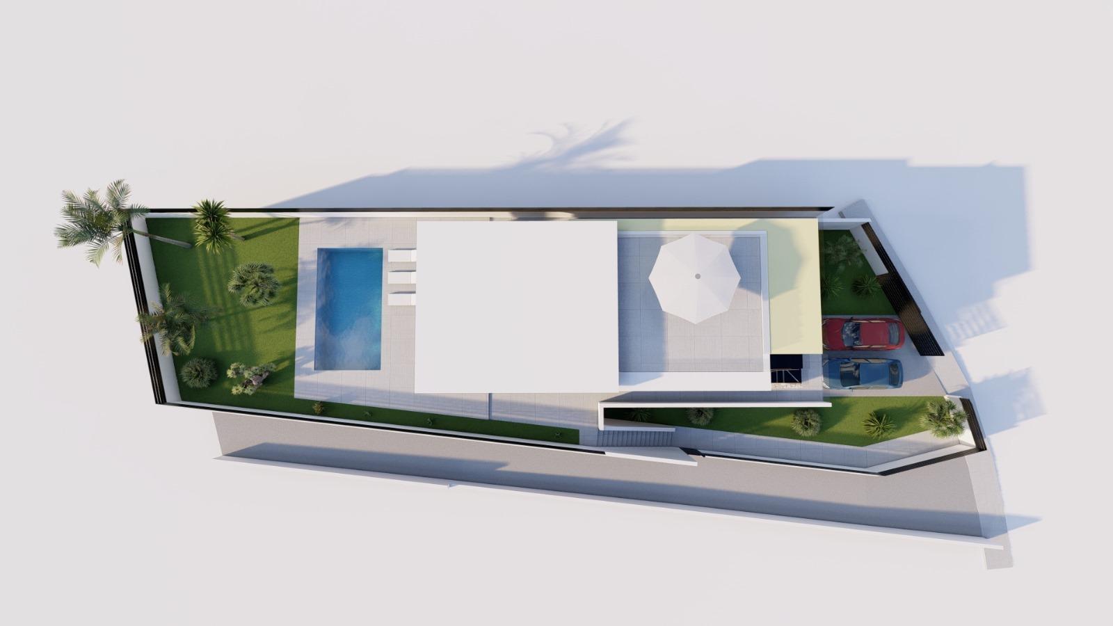New Build One-Storey Villas with Private Pool for Sale in Los Balcones, Torrevieja, Spain
