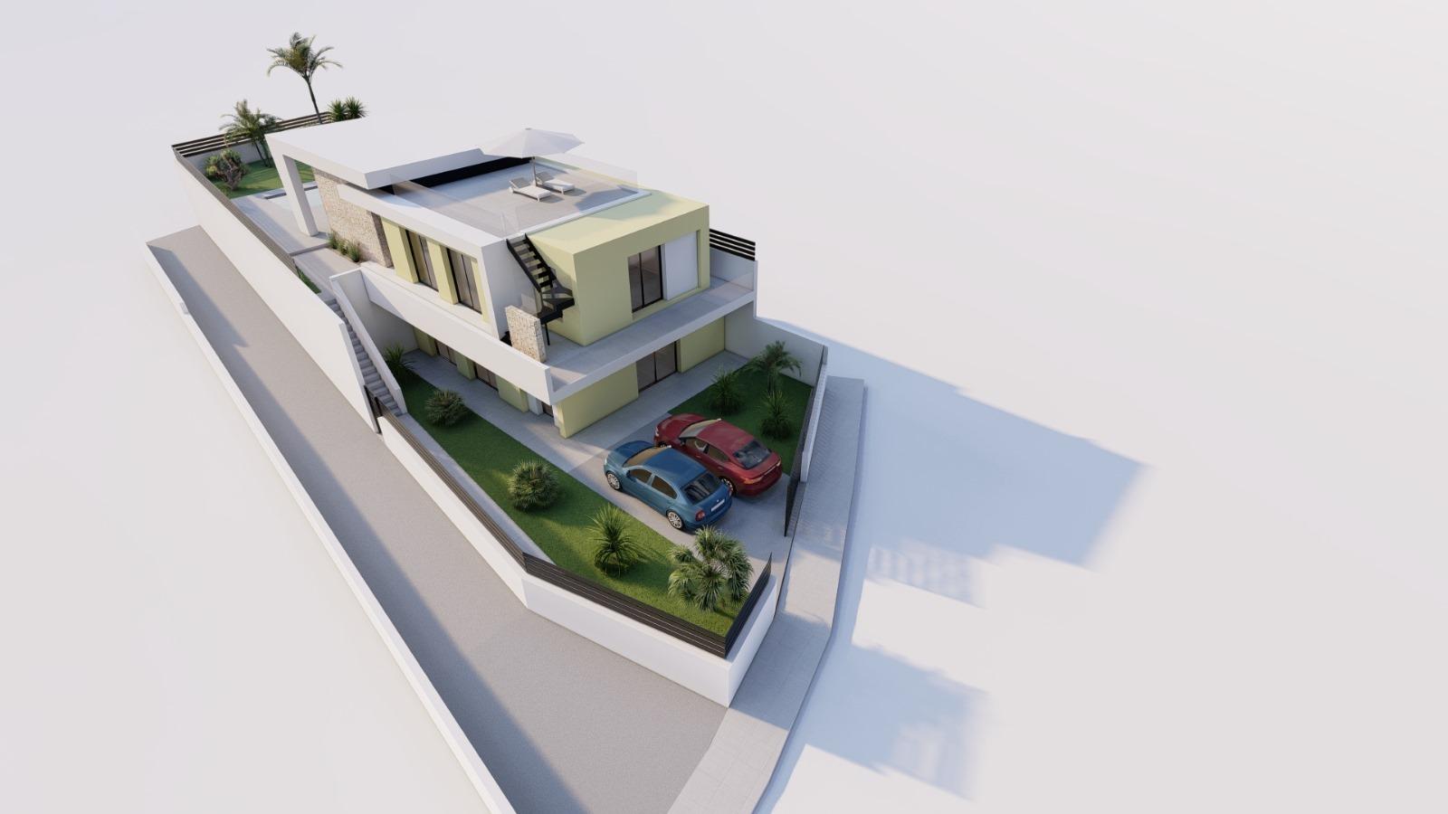 New Build One-Storey Villas with Private Pool for Sale in Los Balcones, Torrevieja, Spain