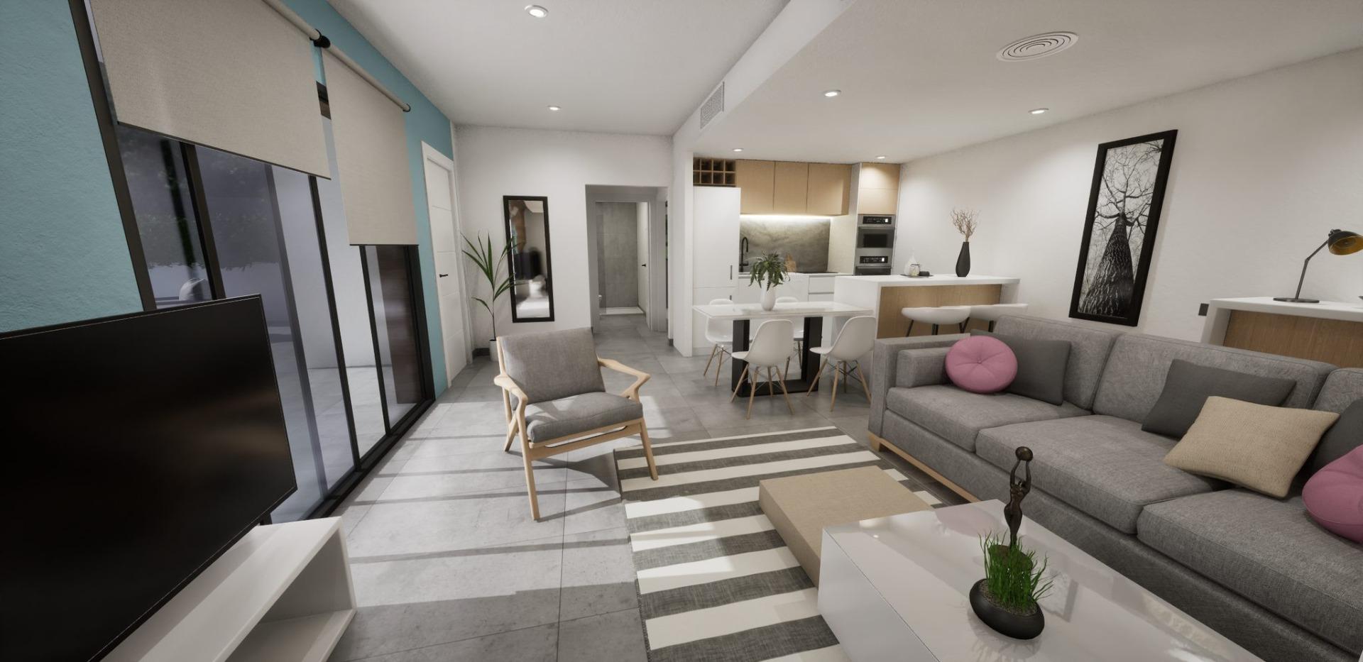 New-Build-Semidetached-corner-Villas-for-Sale-in-Torre-Pacheco-with-Private-Pool-and-Solarium-10 New Build Semi-Detached Corner Villas with Private Pool and Solarium for Sale in Torre Pacheco