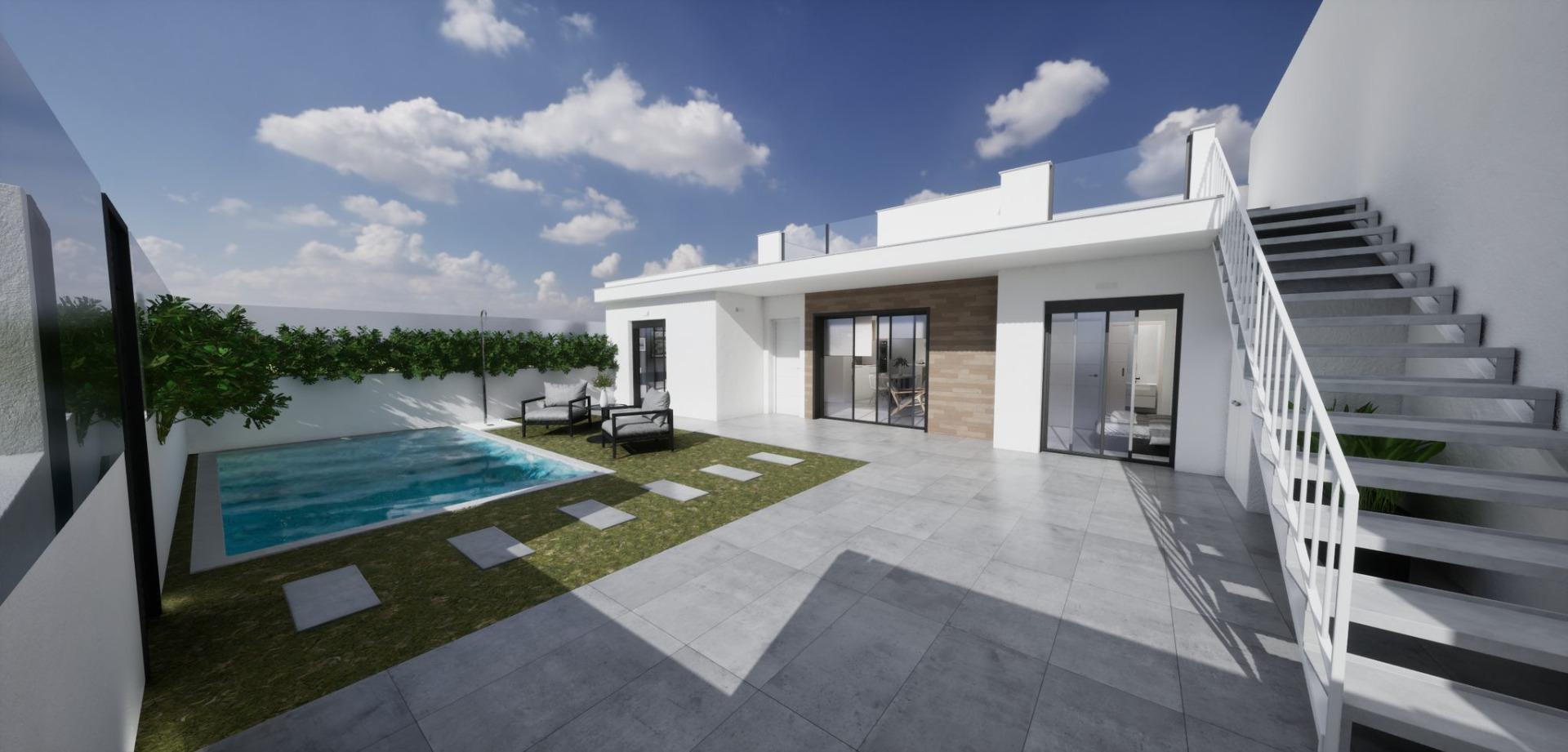 New-Build-Semidetached-corner-Villas-for-Sale-in-Torre-Pacheco-with-Private-Pool-and-Solarium-6 New Build Semi-Detached Corner Villas with Private Pool and Solarium for Sale in Torre Pacheco