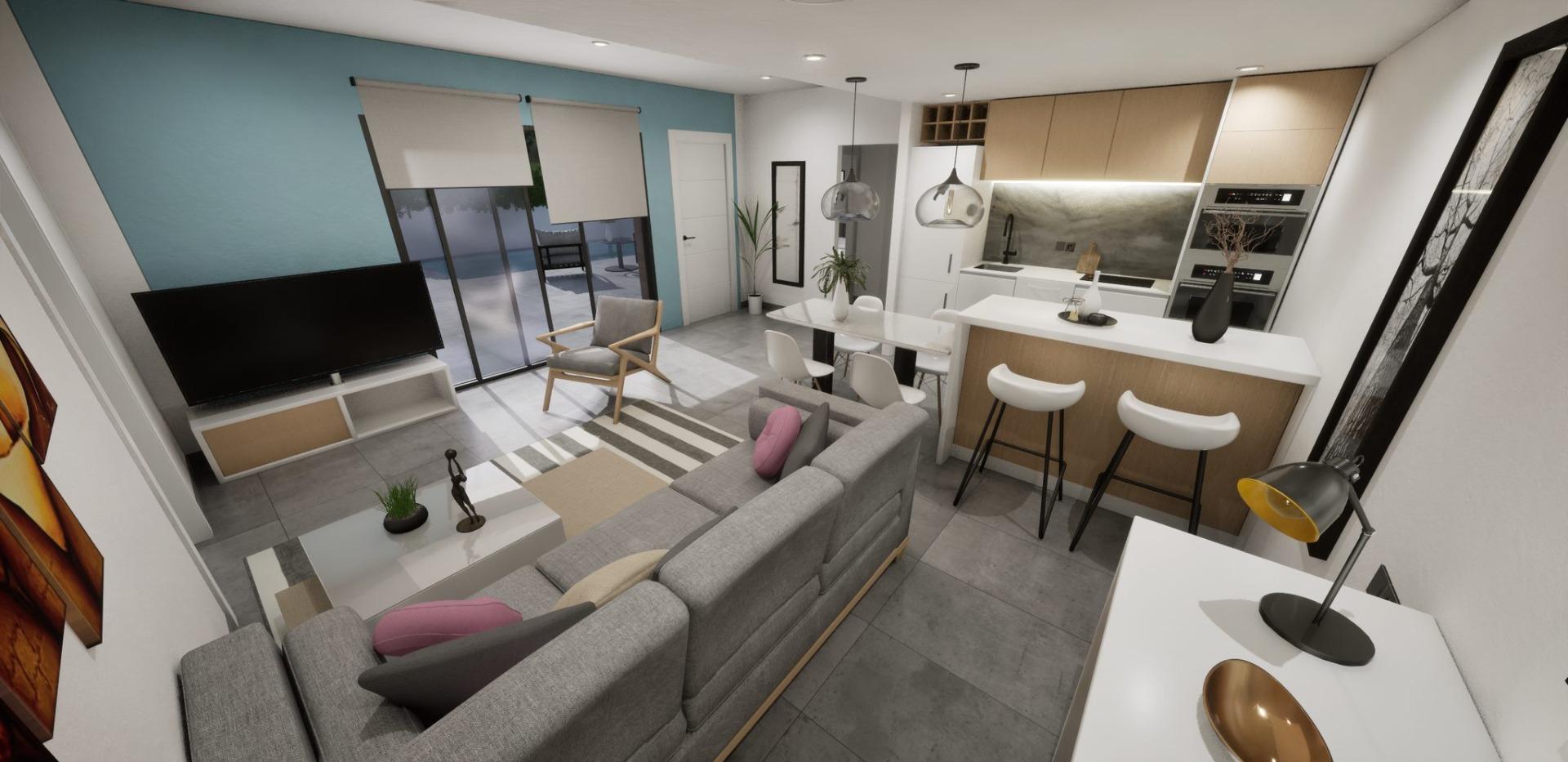 New-Build-Semidetached-corner-Villas-for-Sale-in-Torre-Pacheco-with-Private-Pool-and-Solarium-8 New Build Semi-Detached Corner Villas with Private Pool and Solarium for Sale in Torre Pacheco