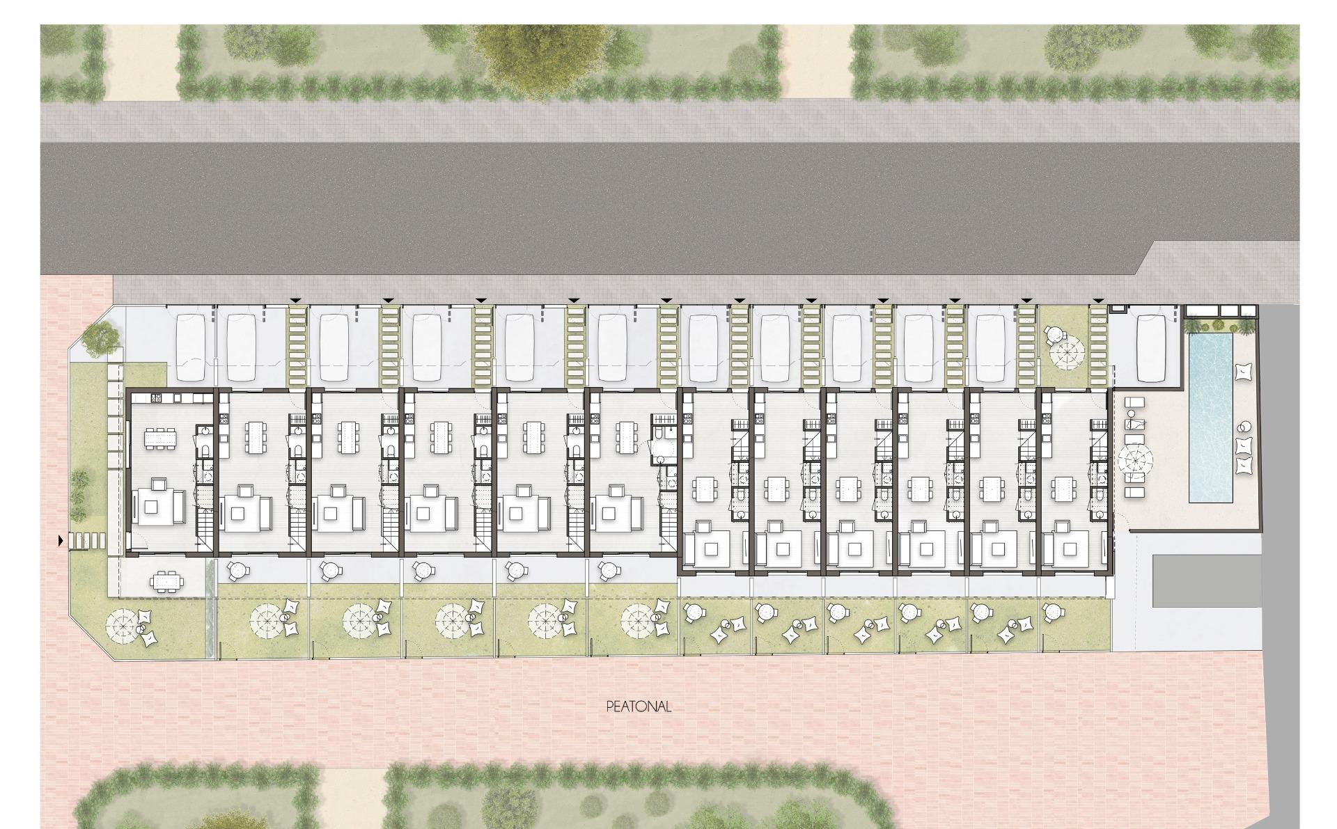 New-Build-Townhouses-and-Corner-Townhouses-in-Pilar-de-la-Horadada-11 New Build 3 Bedroom Corner Semi-Detached with Solarium for Sale in Pilar de la Horadada