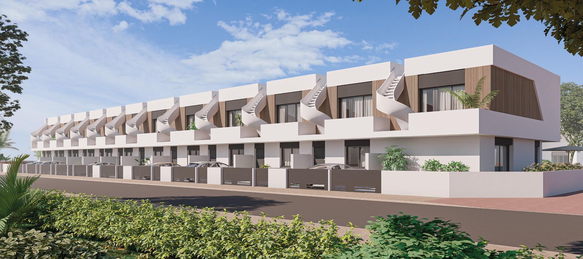 New-Build-Townhouses-and-Corner-Townhouses-in-Pilar-de-la-Horadada-2 New Build 3 Bedroom Corner Semi-Detached with Solarium for Sale in Pilar de la Horadada