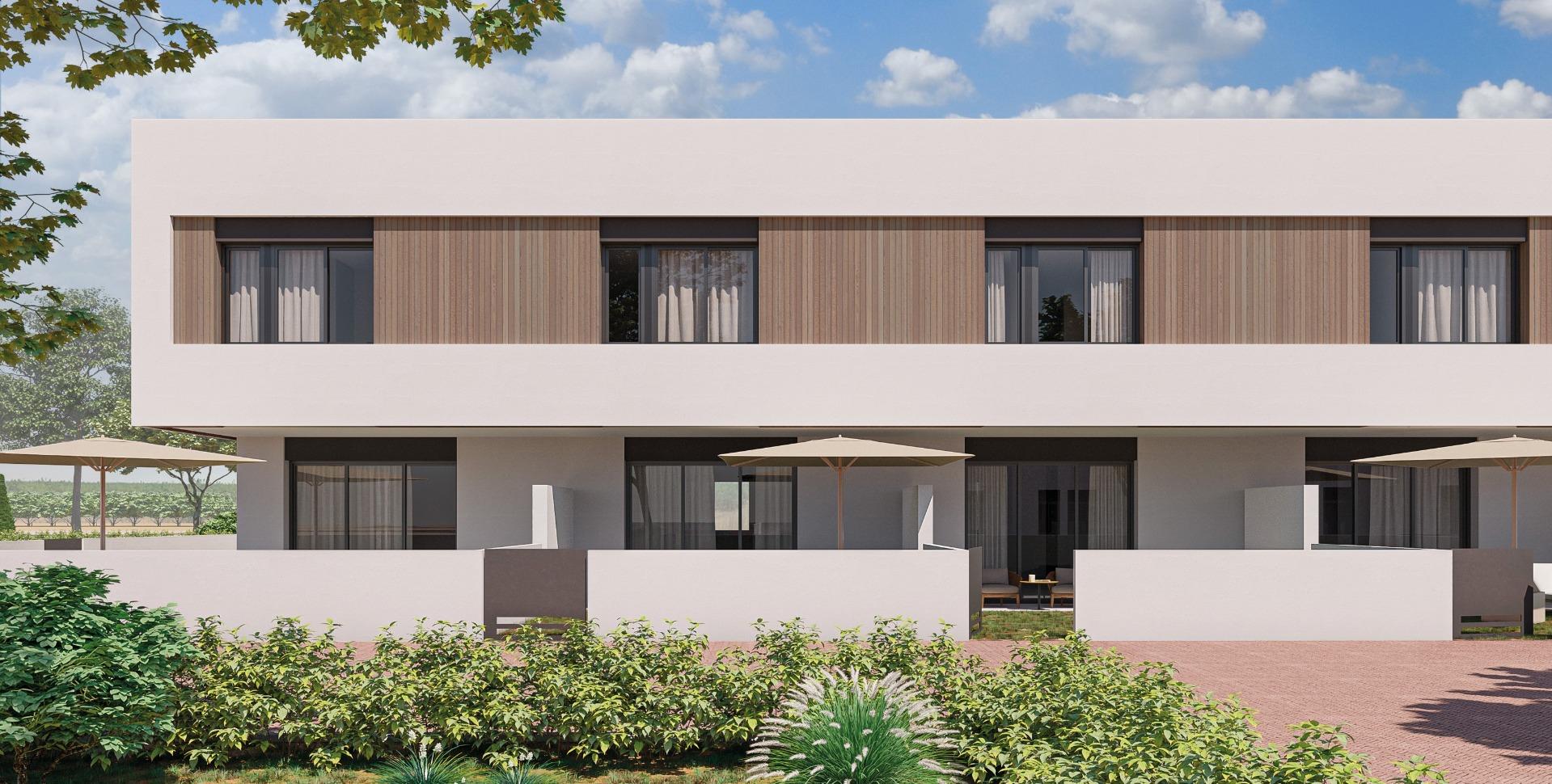 New-Build-Townhouses-and-Corner-Townhouses-in-Pilar-de-la-Horadada-3 Modern New Build 2 Bedroom Townhouse with Rooftop Solarium for Sale in Pilar de la Horadada