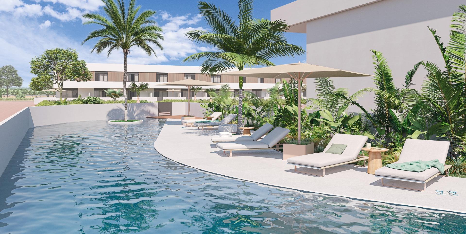New-Build-Townhouses-and-Corner-Townhouses-in-Pilar-de-la-Horadada-3 New Build 3 Bedroom Corner Semi-Detached with Solarium for Sale in Pilar de la Horadada