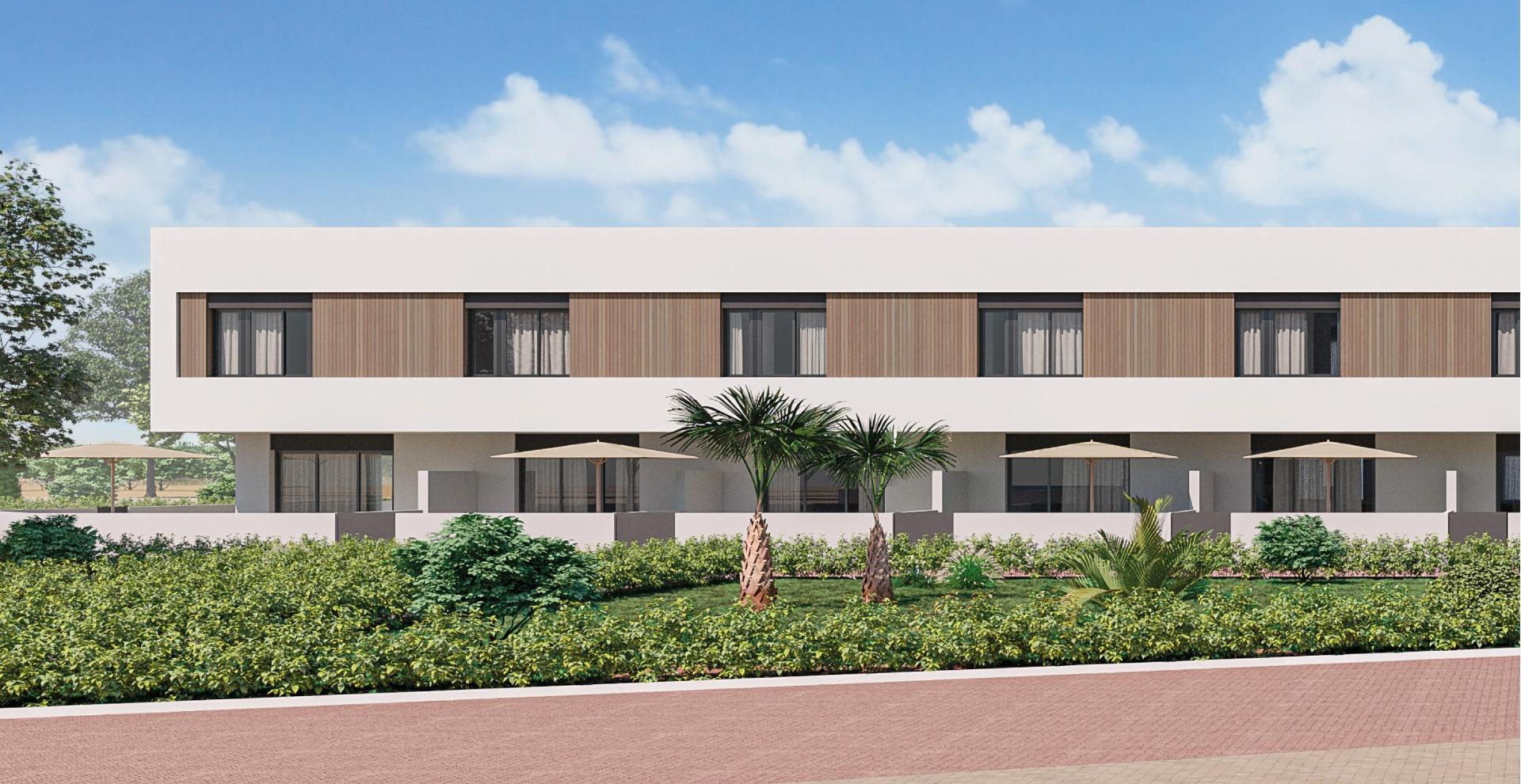 New-Build-Townhouses-and-Corner-Townhouses-in-Pilar-de-la-Horadada-4 Modern New Build 2 Bedroom Townhouse with Rooftop Solarium for Sale in Pilar de la Horadada