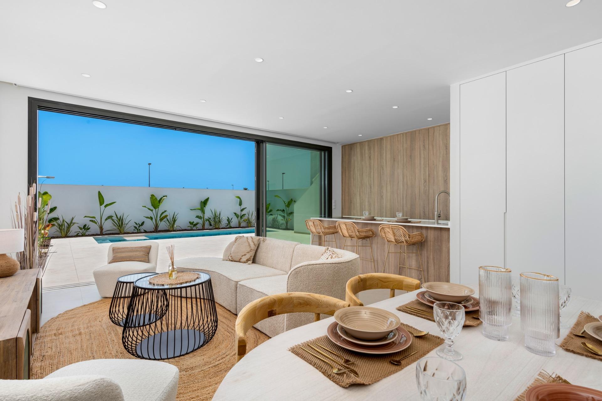 Inviting New Build Villa with Private Pool for Sale near Serena Golf in Los Alcázares