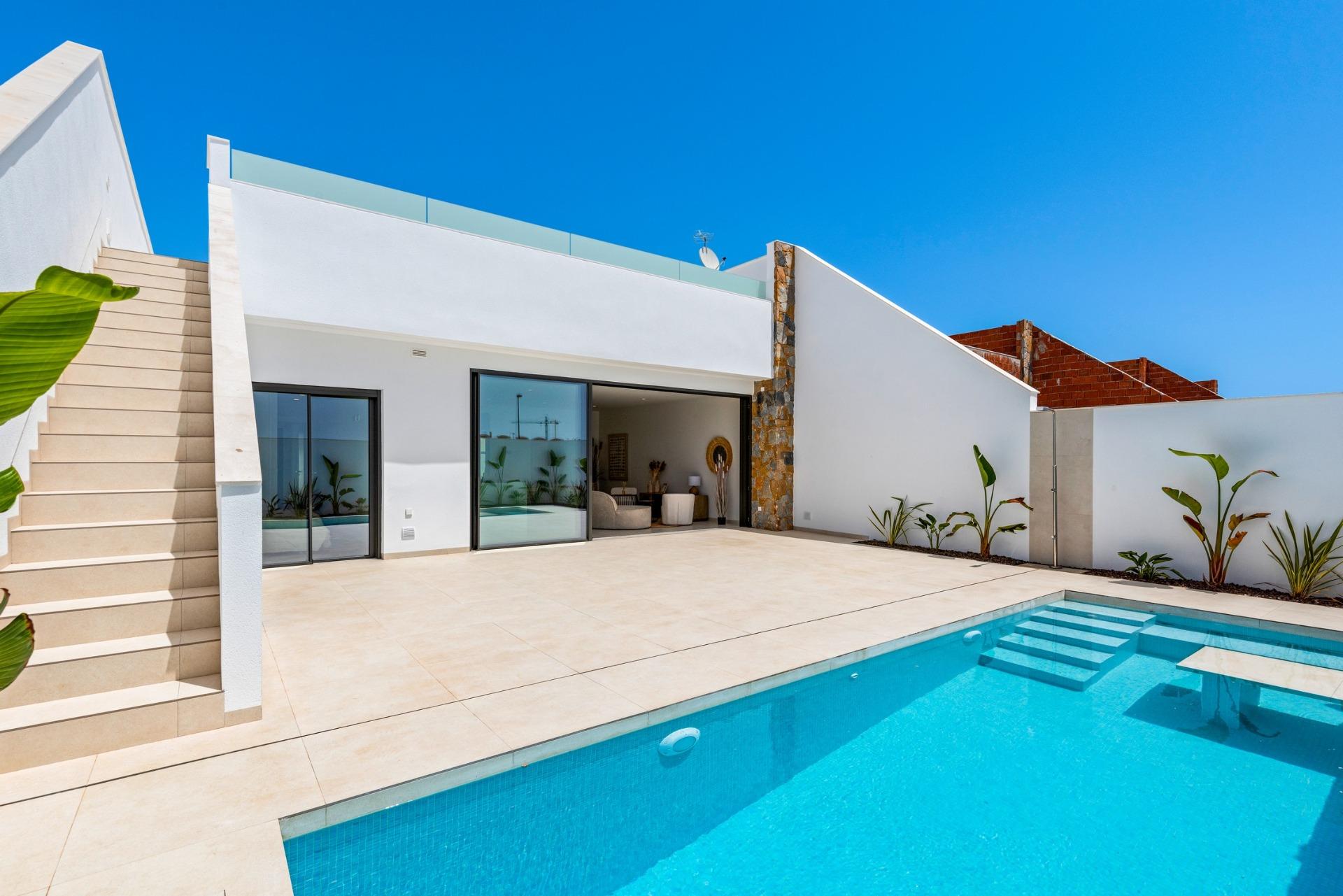 Inviting New Build Villa with Private Pool for Sale near Serena Golf in Los Alcázares