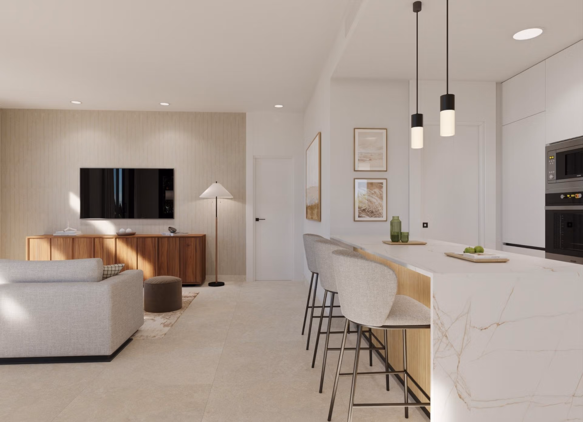 Charming New Build Villas with Private Pool on a Golf Resort for Sale in Fuente Álamo, Murcia