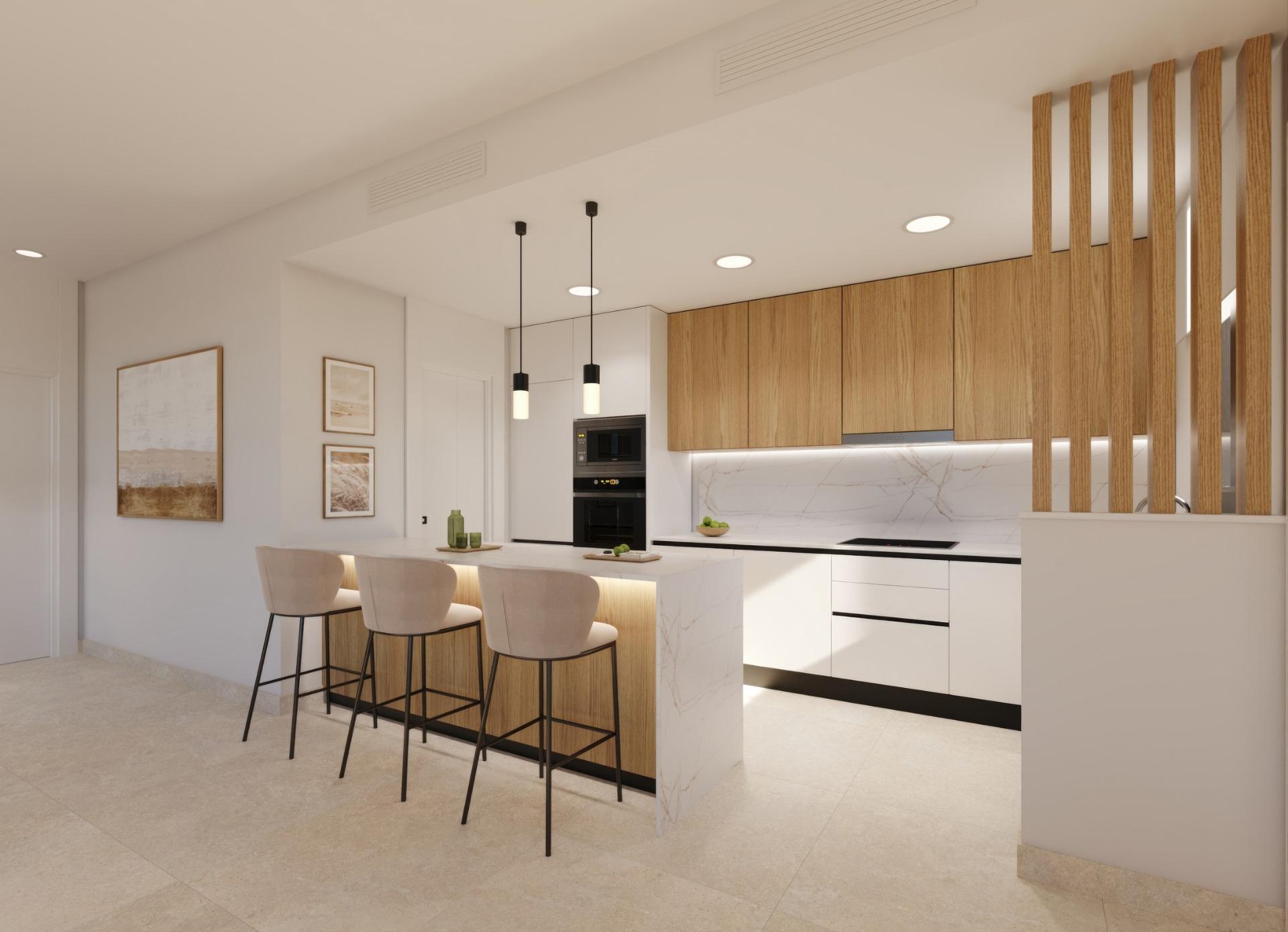Charming New Build Villas with Private Pool on a Golf Resort for Sale in Fuente Álamo, Murcia