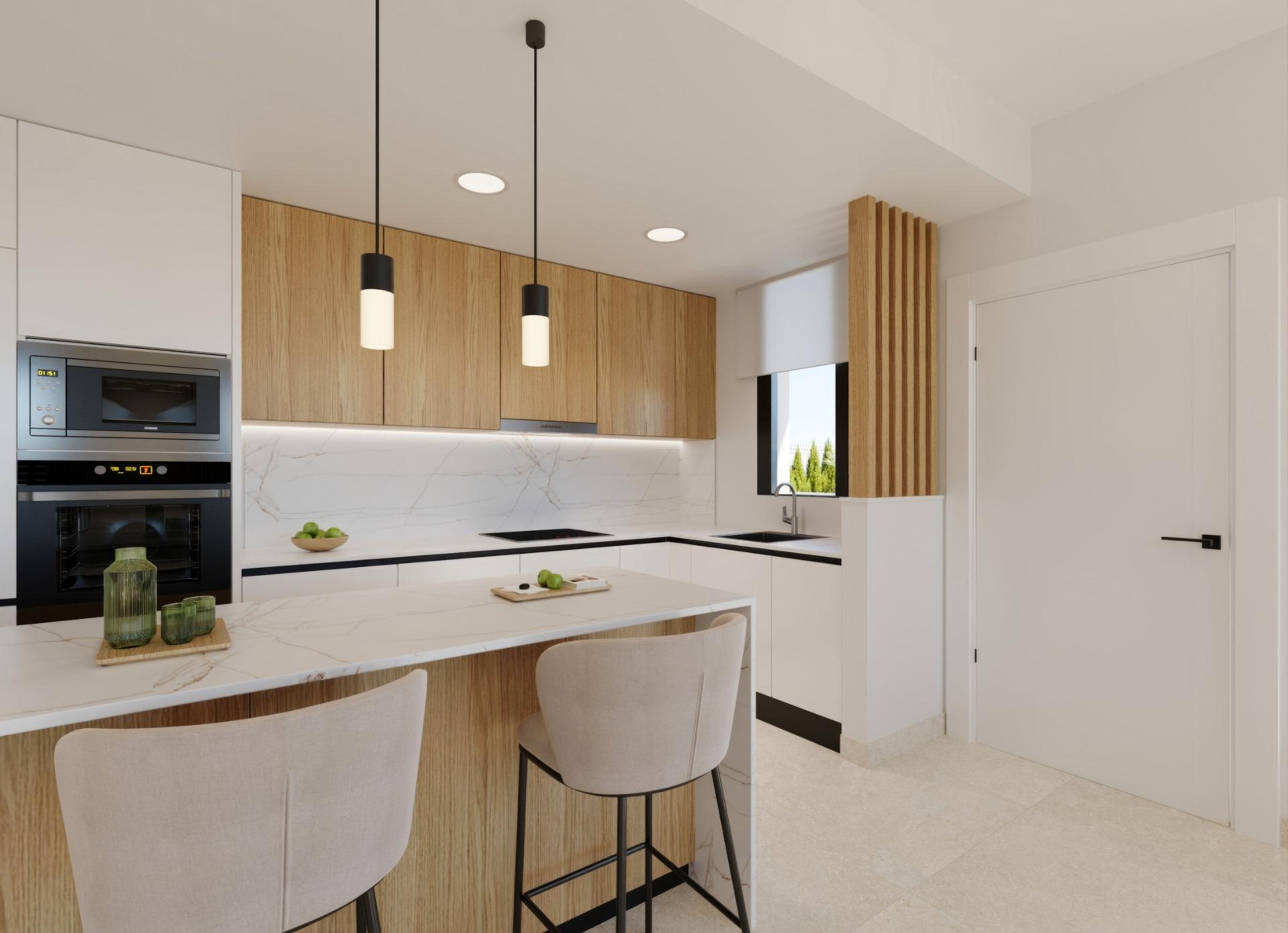 Charming New Build Villas with Private Pool on a Golf Resort for Sale in Fuente Álamo, Murcia