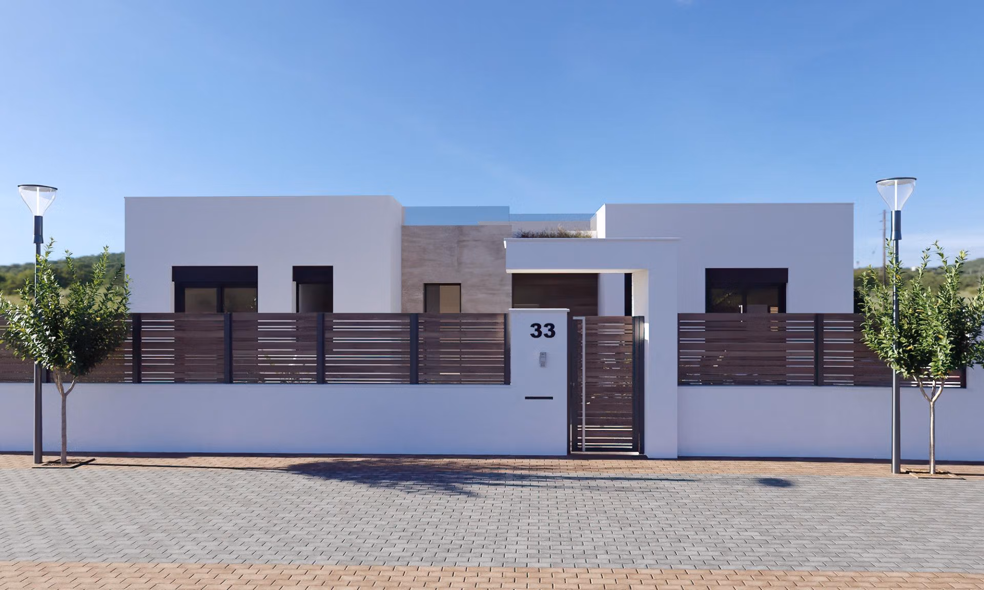 Charming New Build Villa with Private Pool and Solarium for Sale in Hacienda del Álamo Golf Resort