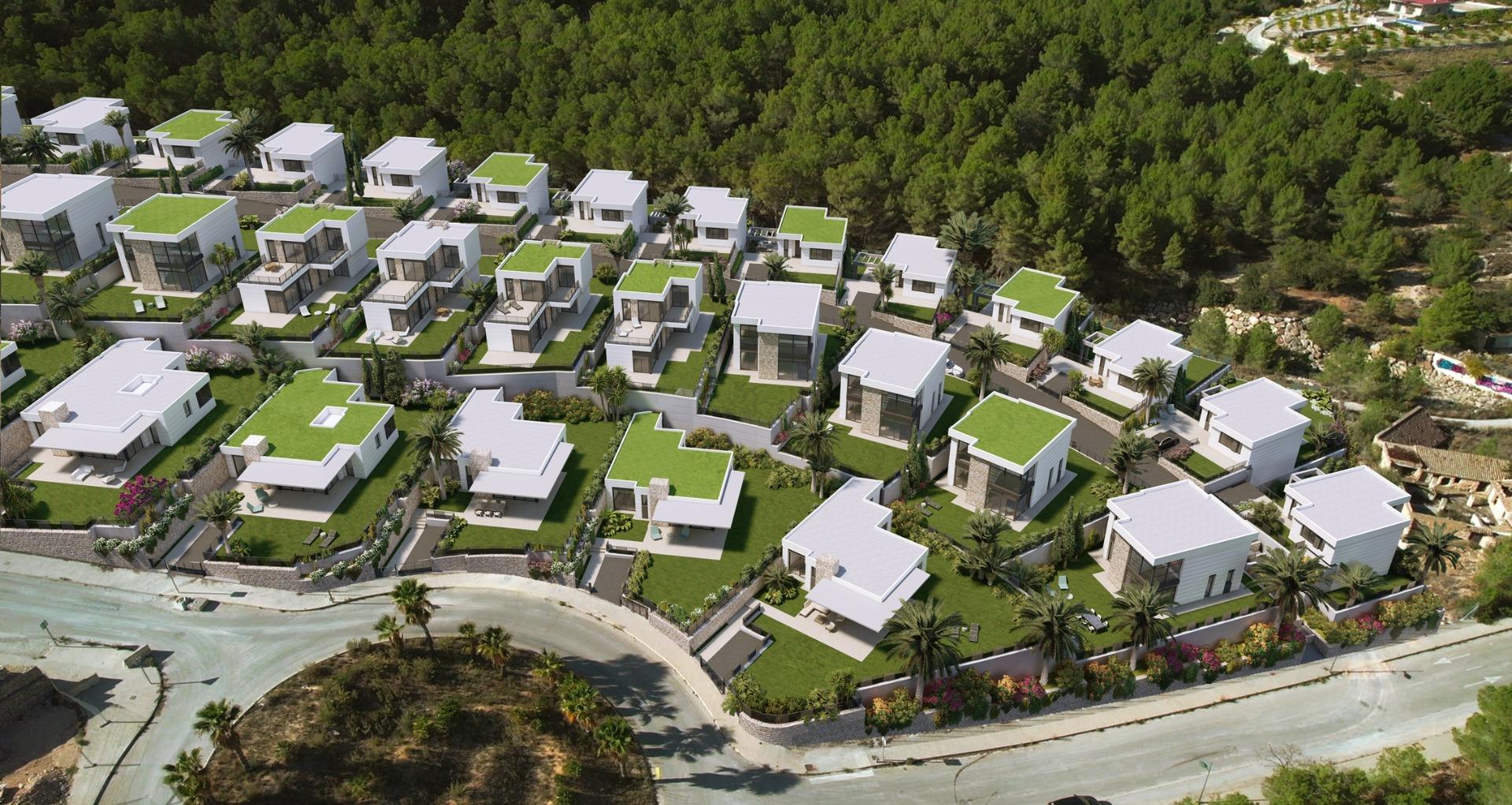 New-Construction-Villas-in-Polop-Alicante-2 Attractive New Build Detached Villa for Sale in Polop, Alicante