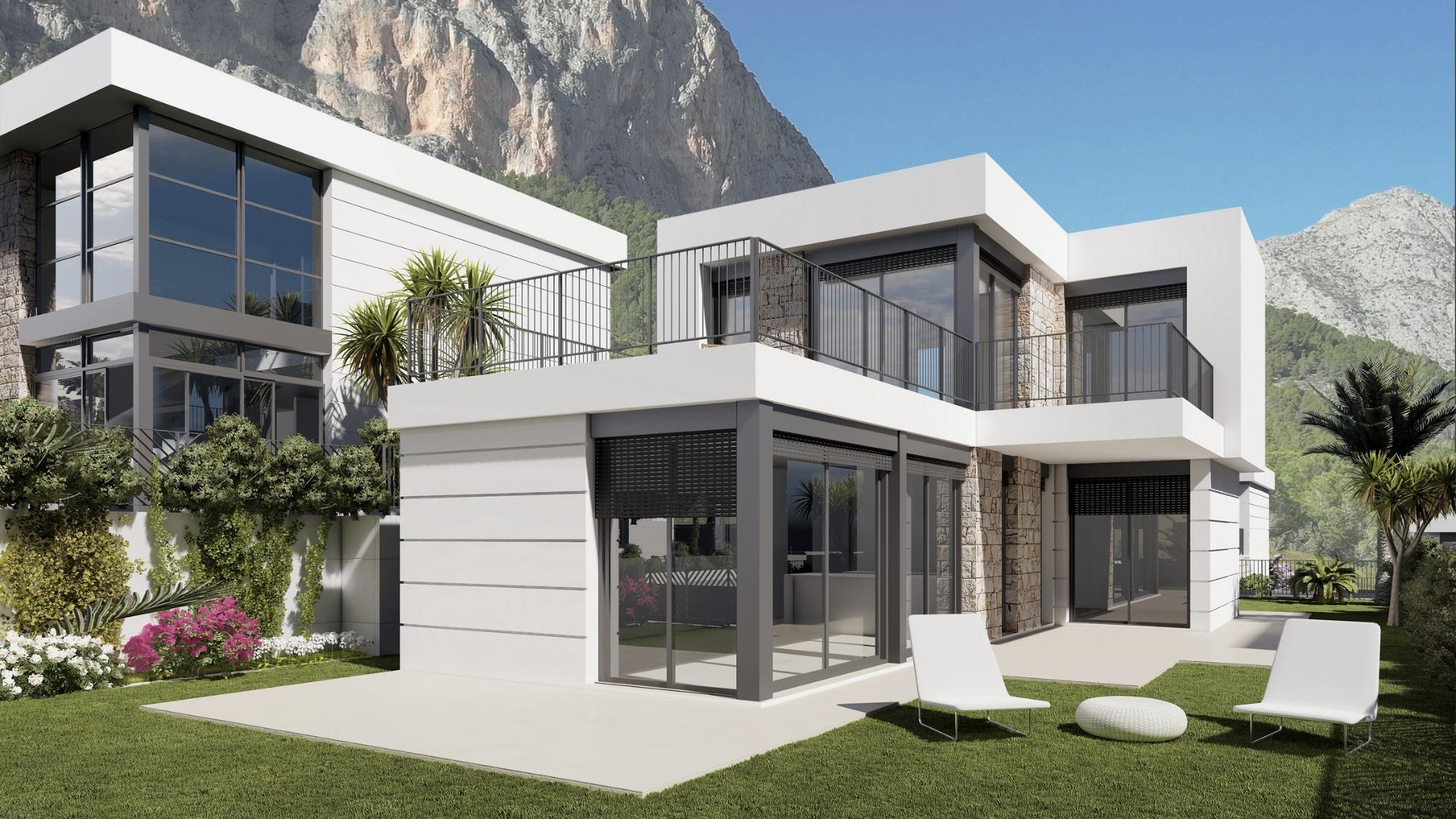 New-Construction-Villas-in-Polop-Alicante-6 Attractive New Build Detached Villa for Sale in Polop, Alicante