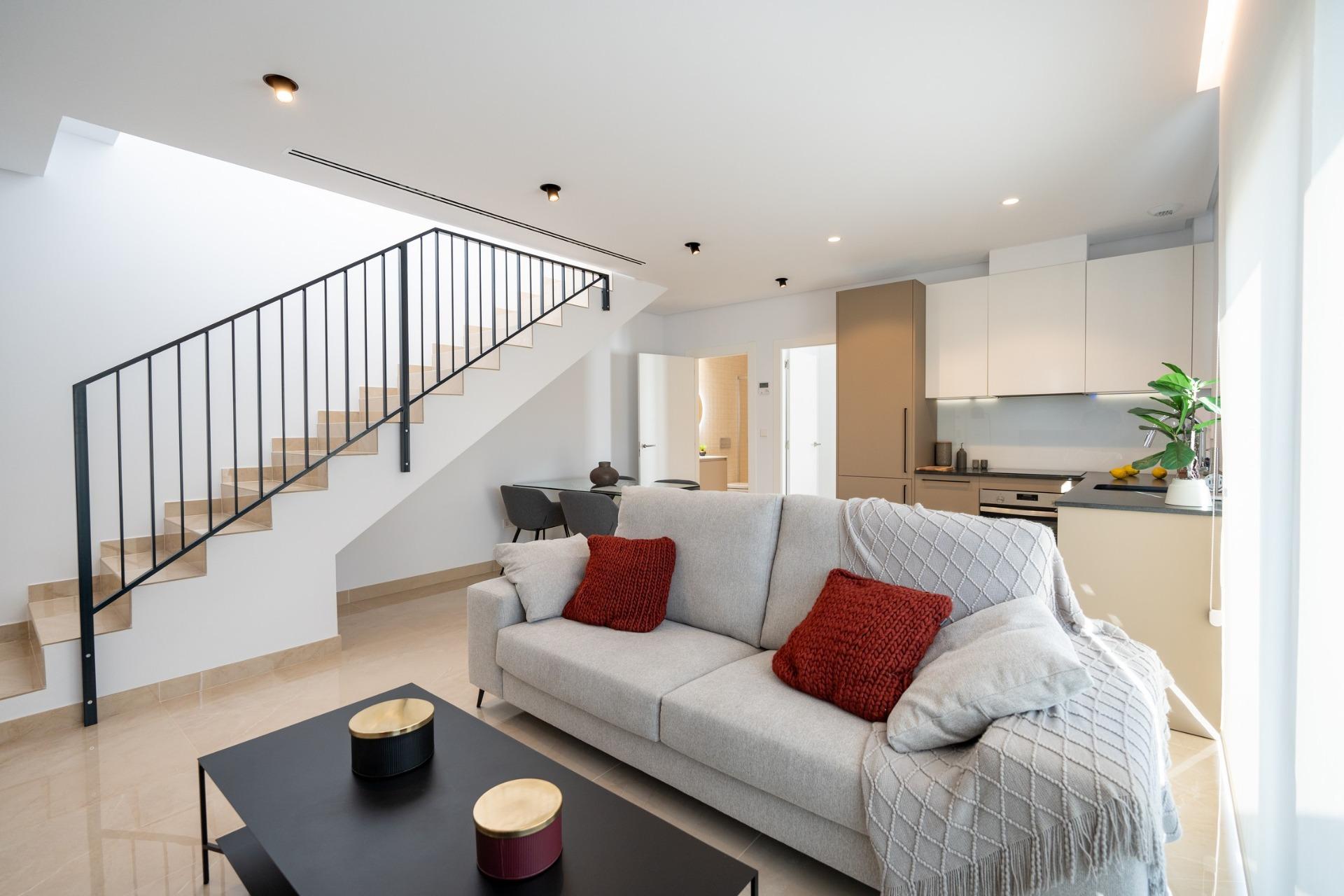 Modern New Build 3 Bedroom Townhouse with Private Garden for Sale in Gran Alacant