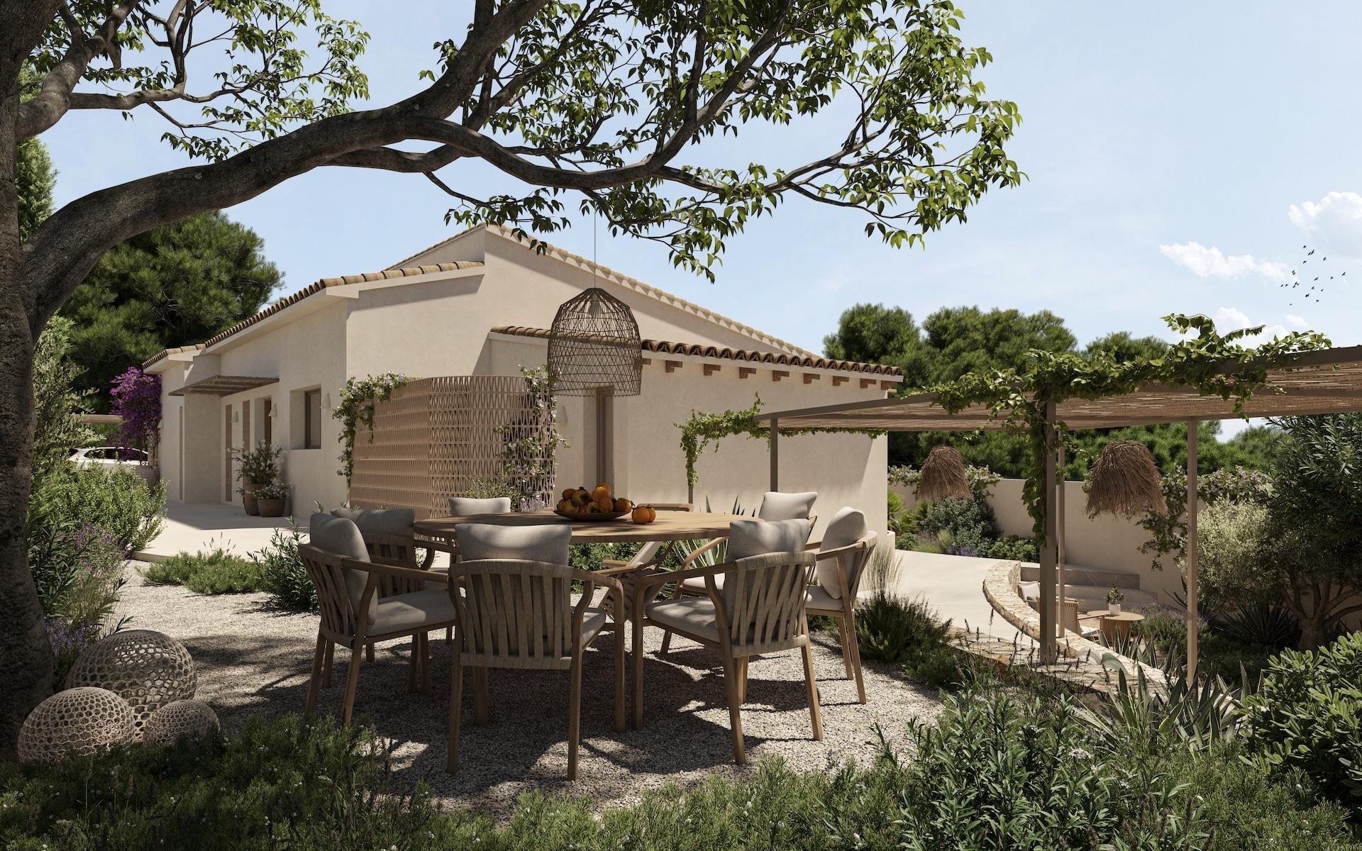 Refined New Build Single-Storey Villa with Private Pool for Sale in La Fustera, Benissa