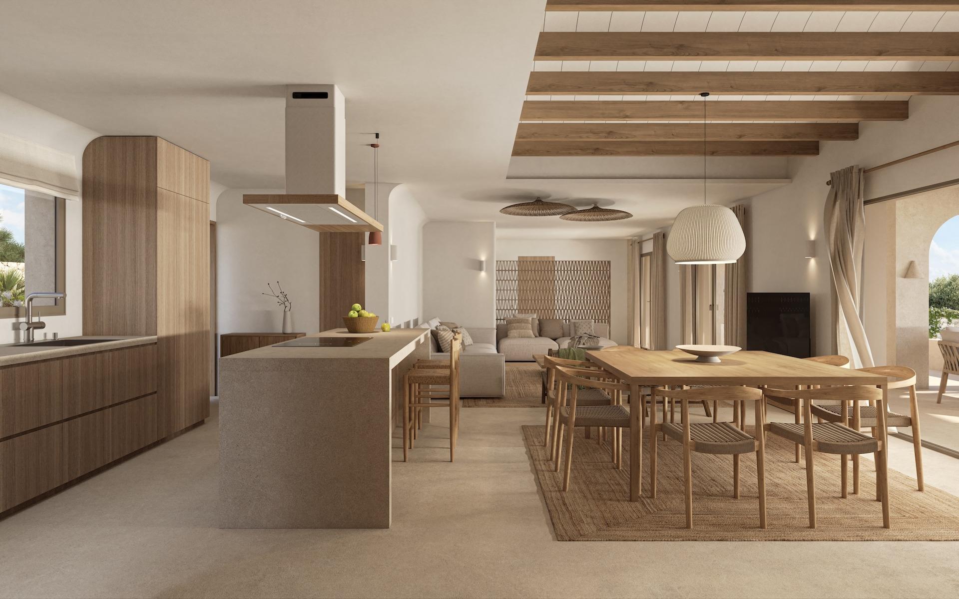 Refined New Build Single-Storey Villa with Private Pool for Sale in La Fustera, Benissa