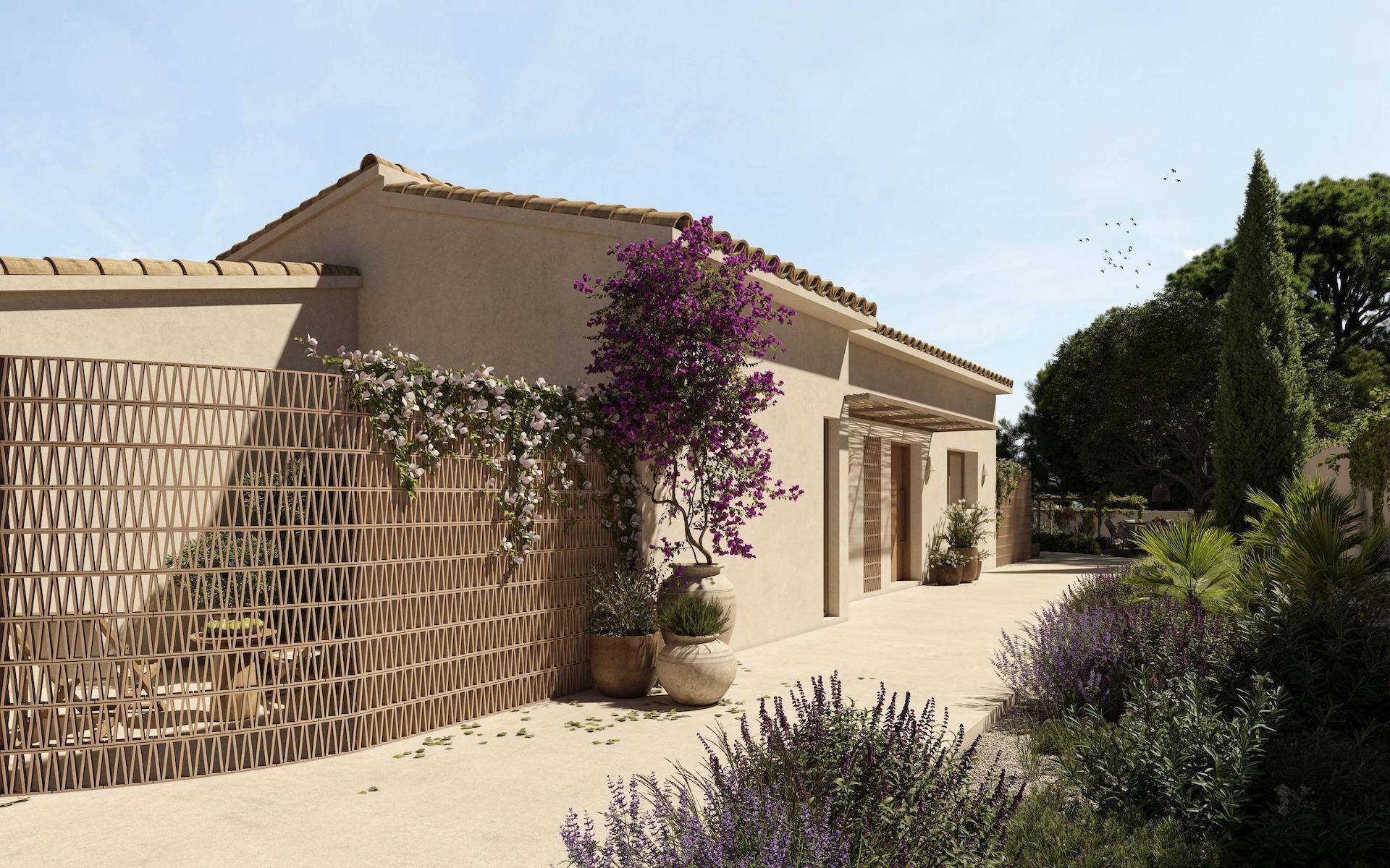 Refined New Build Single-Storey Villa with Private Pool for Sale in La Fustera, Benissa