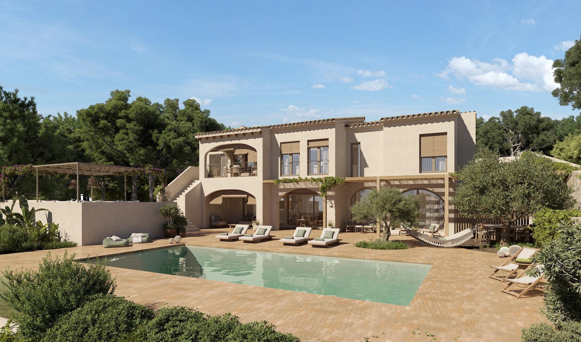Exceptional New Build 4 Bedroom Villa with Pool and Sea Views for Sale in La Fustera, Benissa