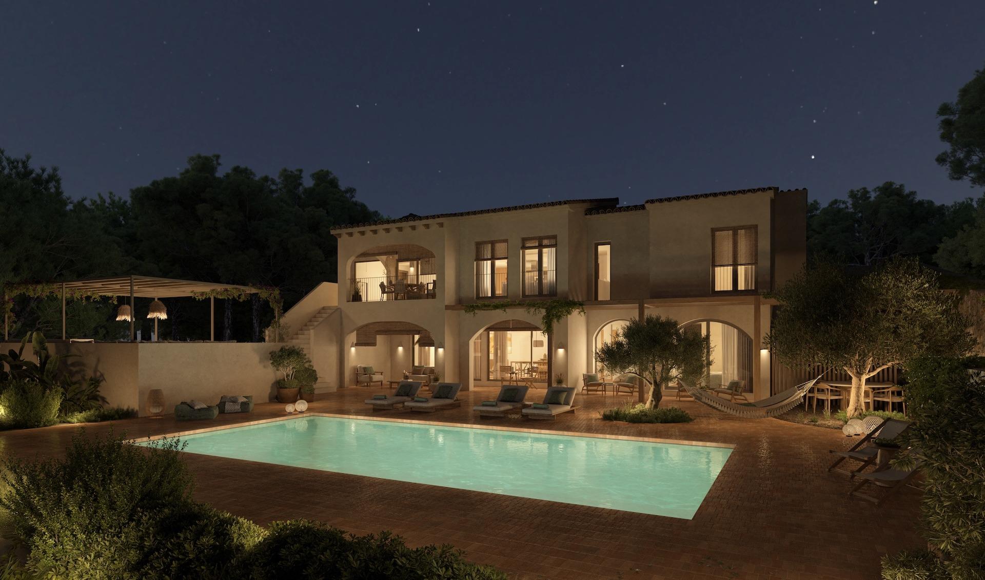 Exceptional New Build 4 Bedroom Villa with Pool and Sea Views for Sale in La Fustera, Benissa