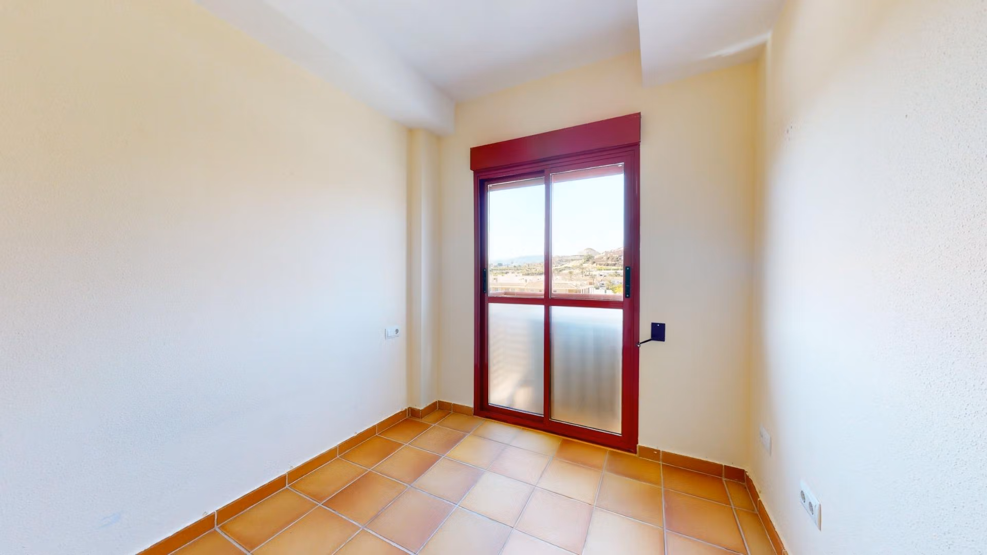 Bright, airy 2-bedroom penthouse room with terracotta tiles and scenic views near Archena, Murcia, in a key-ready luxury home.