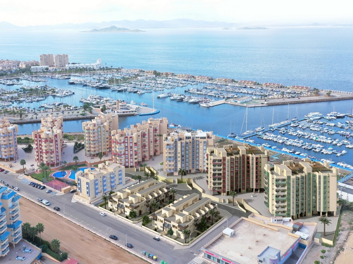 Furnished 3 Bedroom Apartment with Sea Views for Sale in La Manga del Mar Menor