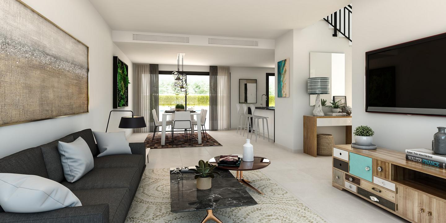 Contemporary Key-Ready 3 Bedroom Villa with Communal Pool for Sale in Dénia – Close to the Sea and Town Centre