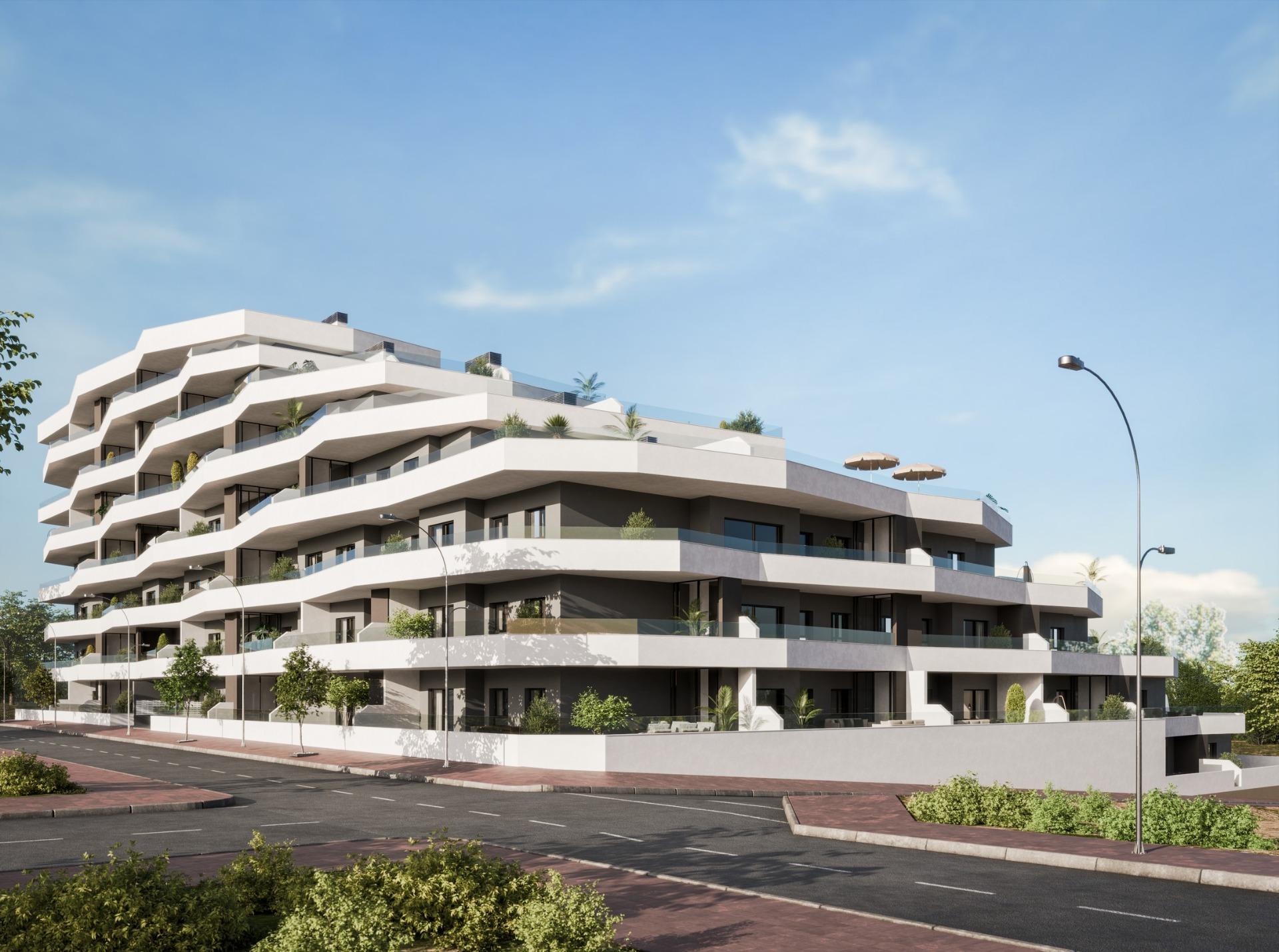 New Build 3 Bedroom Corner Penthouse with Terrace for Sale in San Miguel de Salinas