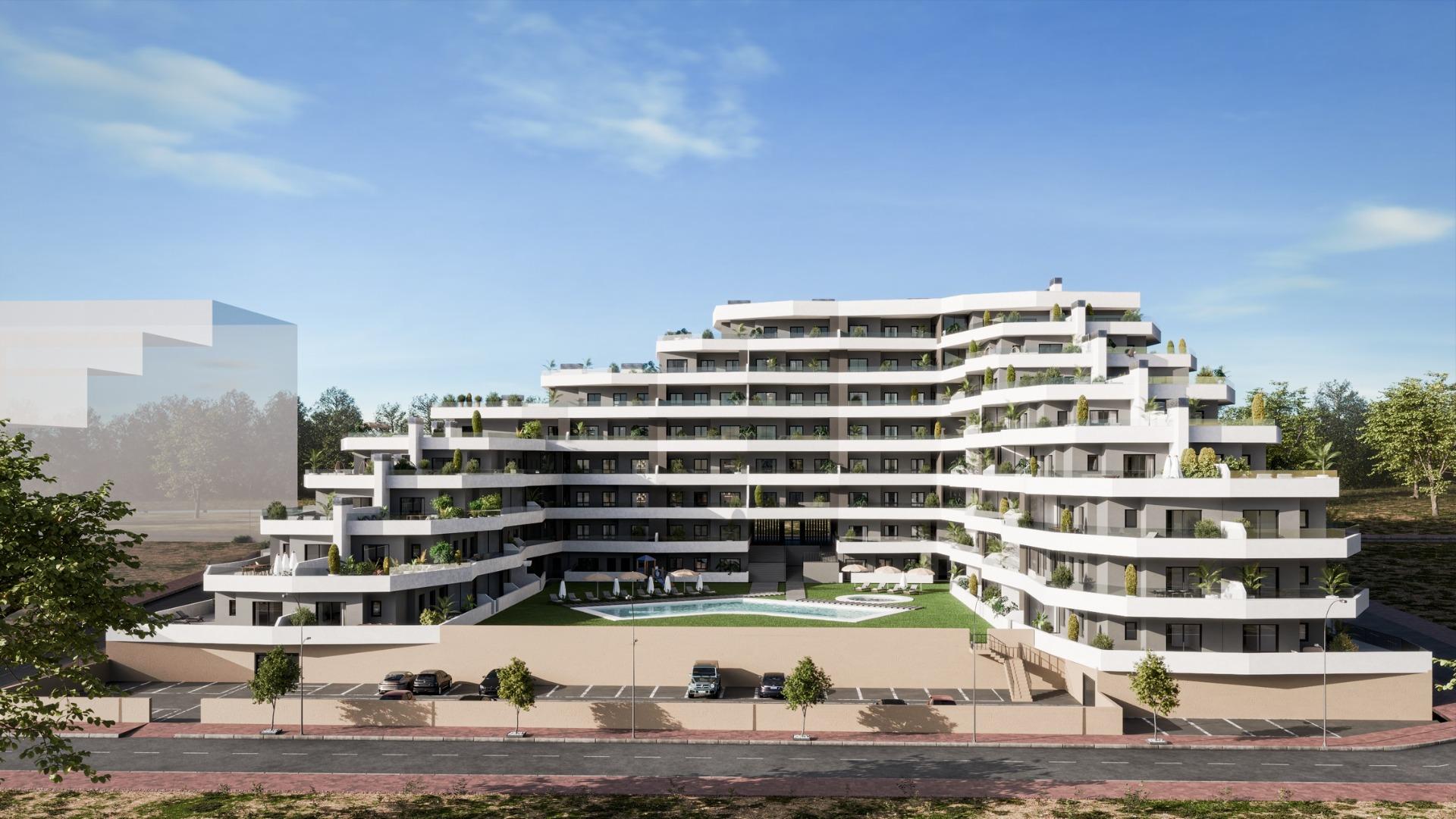 New Build 3 Bedroom Corner Penthouse with Terrace for Sale in San Miguel de Salinas