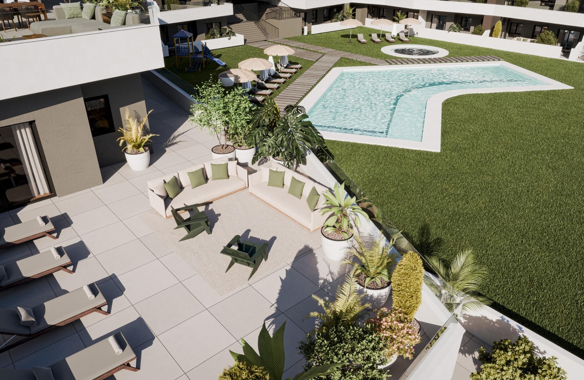 New Build 3 Bedroom Corner Penthouse with Terrace for Sale in San Miguel de Salinas