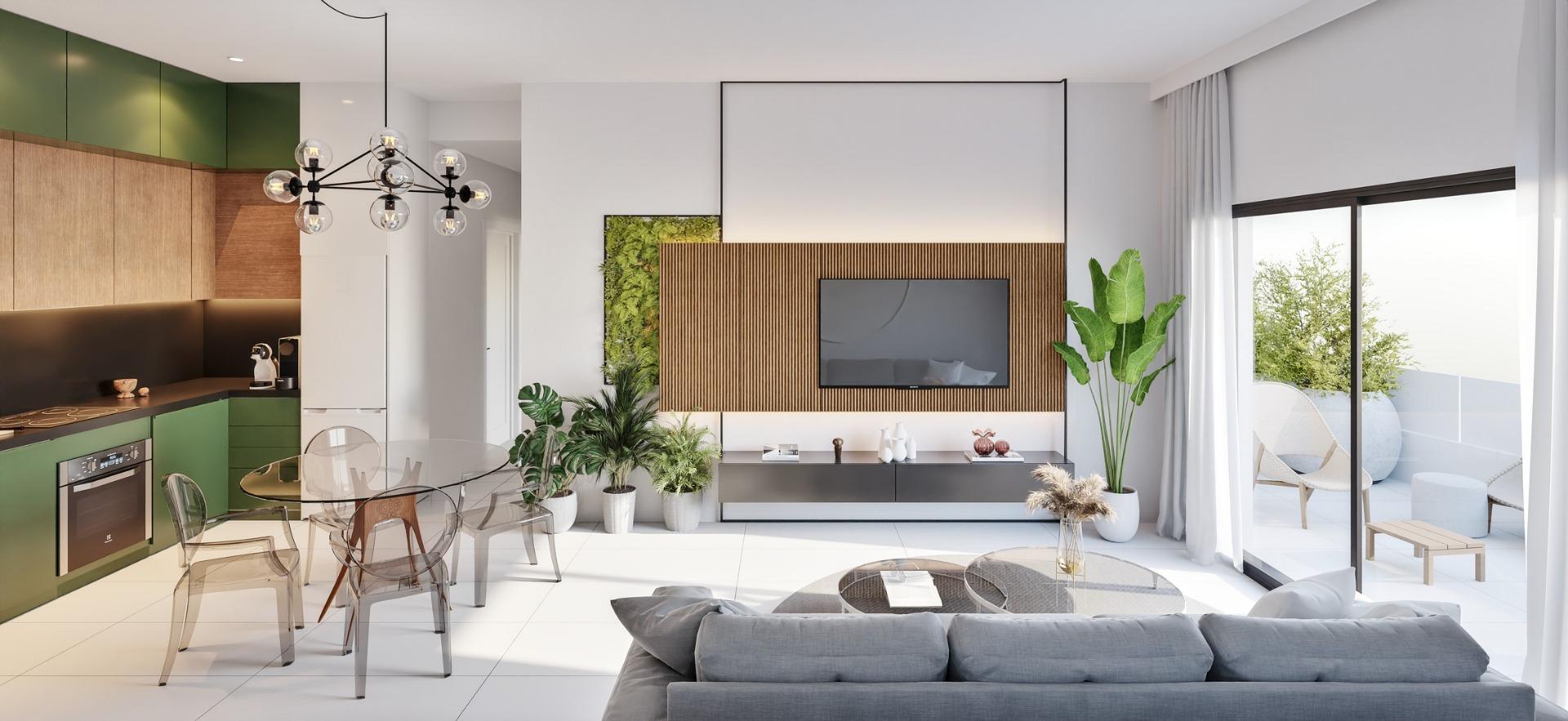 New Build 3 Bedroom Corner Penthouse with Terrace for Sale in San Miguel de Salinas
