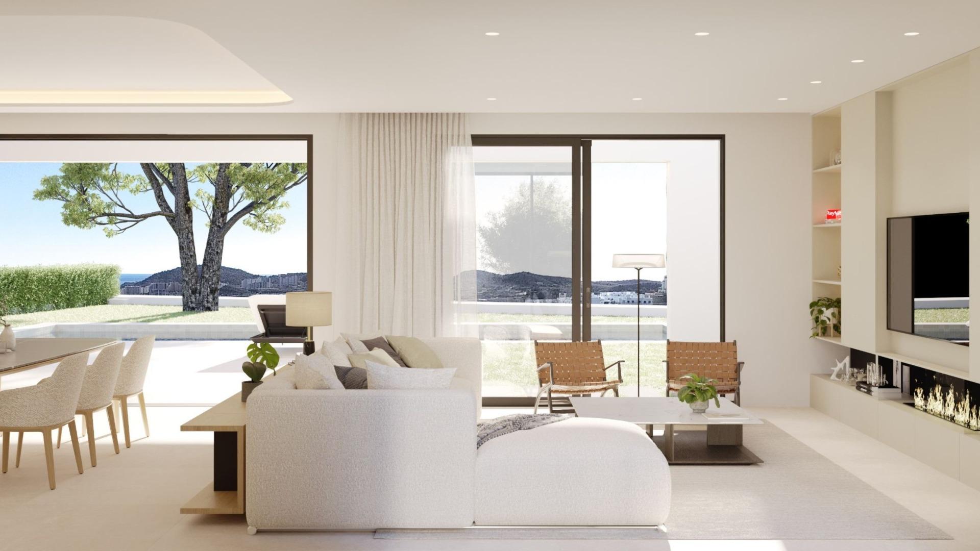 Exclusive-Contemporary-Villas-in-Finestrat-Near-Benidorm-and-the-Beach-4 Impressive New Build 4 Bedroom Villa with Private Pool and Sea Views for Sale in Finestrat, Benidorm