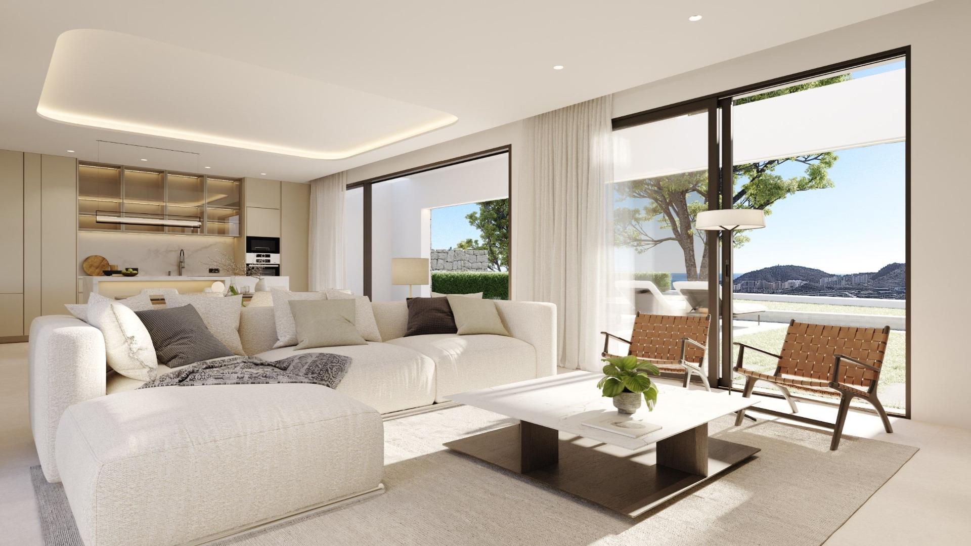 Exclusive-Contemporary-Villas-in-Finestrat-Near-Benidorm-and-the-Beach-5 Impressive New Build 4 Bedroom Villa with Private Pool and Sea Views for Sale in Finestrat, Benidorm
