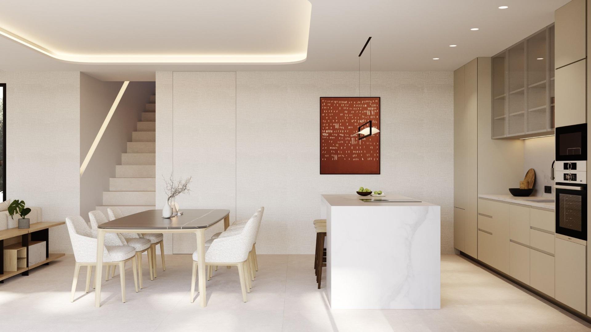Exclusive-Contemporary-Villas-in-Finestrat-Near-Benidorm-and-the-Beach-6 Impressive New Build 4 Bedroom Villa with Private Pool and Sea Views for Sale in Finestrat, Benidorm