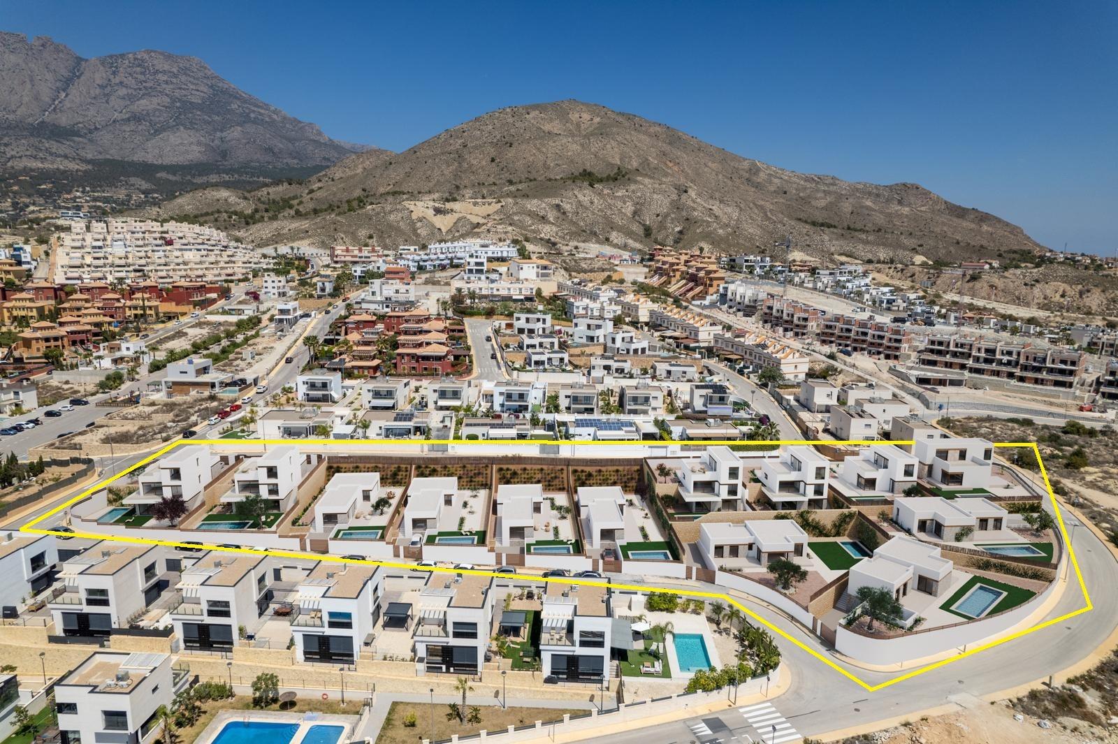 Contemporary New Build 3 Bedroom Villa with Private Pool and Panoramic Views for Sale in Balcón de Finestrat