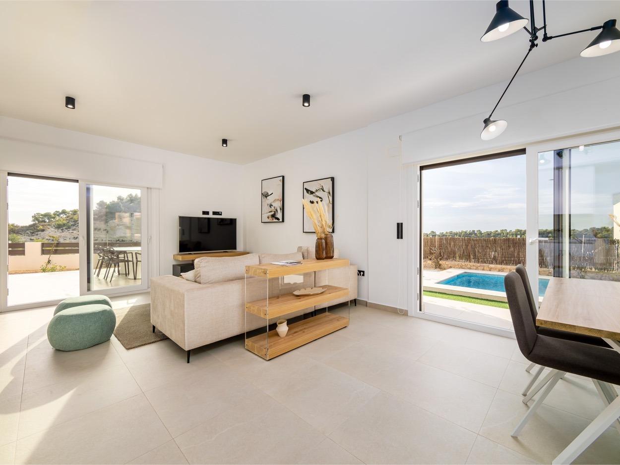Contemporary New Build 3 Bedroom Villa with Private Pool and Panoramic Views for Sale in Balcón de Finestrat