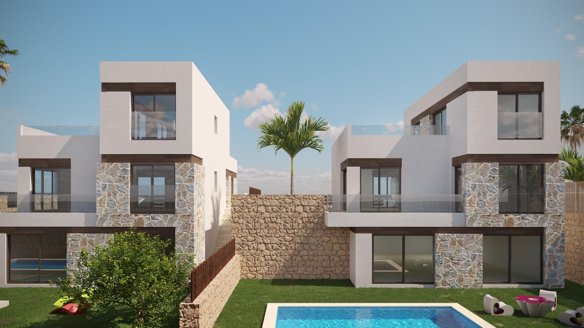 Contemporary New Build 3 Bedroom Villa with Private Pool and Panoramic Views for Sale in Balcón de Finestrat