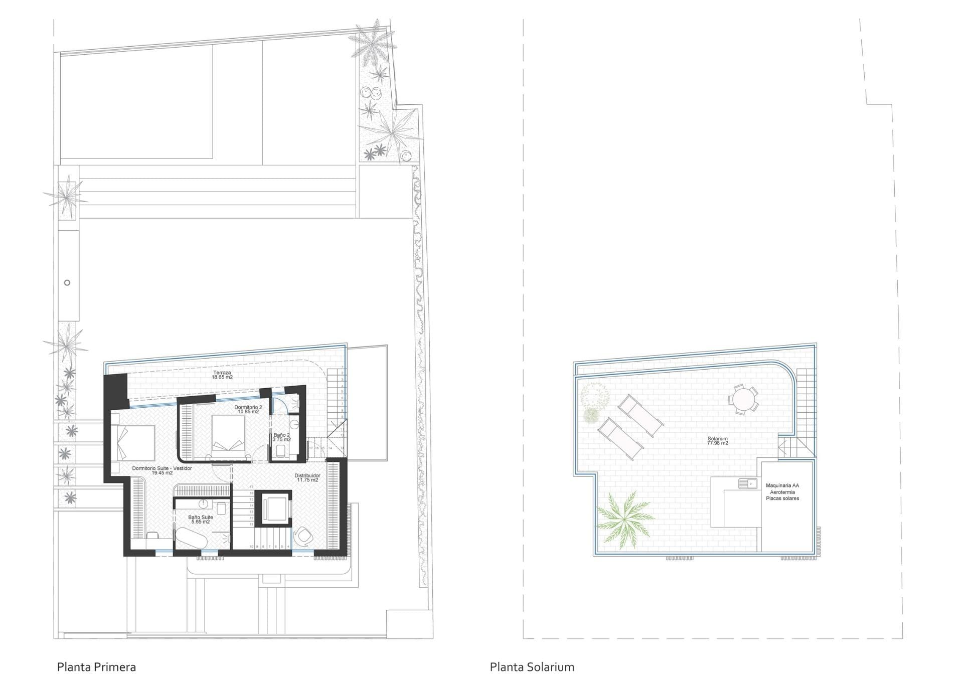Exclusive-Frontline-Luxury-Villas-in-Cala-Flores-Cabo-de-Palos-15 Frontline New Build 3 Bedroom Villa with Rooftop Solarium and Sea Views for Sale in Cabo de Palos