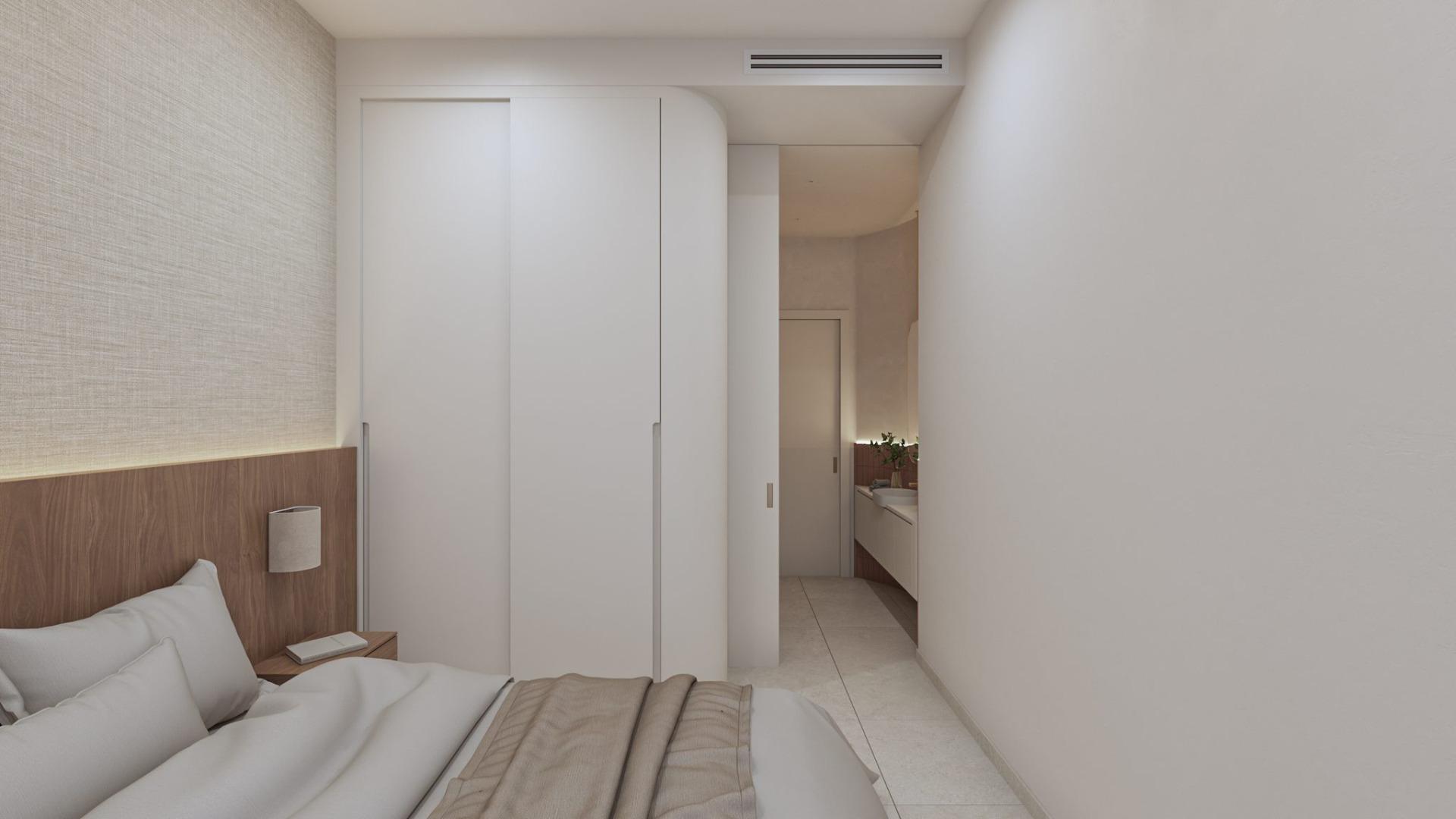 Elevated New Build 2 Bedroom Top Floor Apartment with Private Pool and Solarium for Sale in Pilar de la Horadada