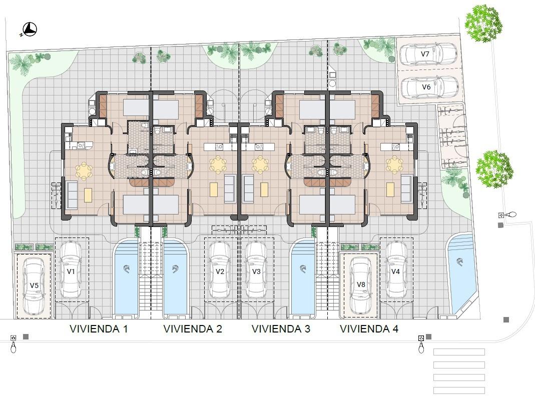Exclusive New Build 2 Bedroom Ground Floor Apartment with Private Pool and Garden for Sale in Pilar de la Horadada