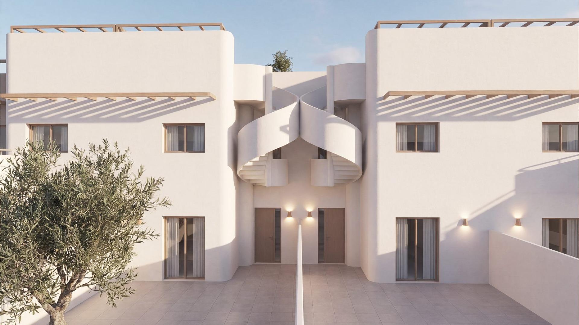 Elevated New Build 2 Bedroom Top Floor Apartment with Private Pool and Solarium for Sale in Pilar de la Horadada