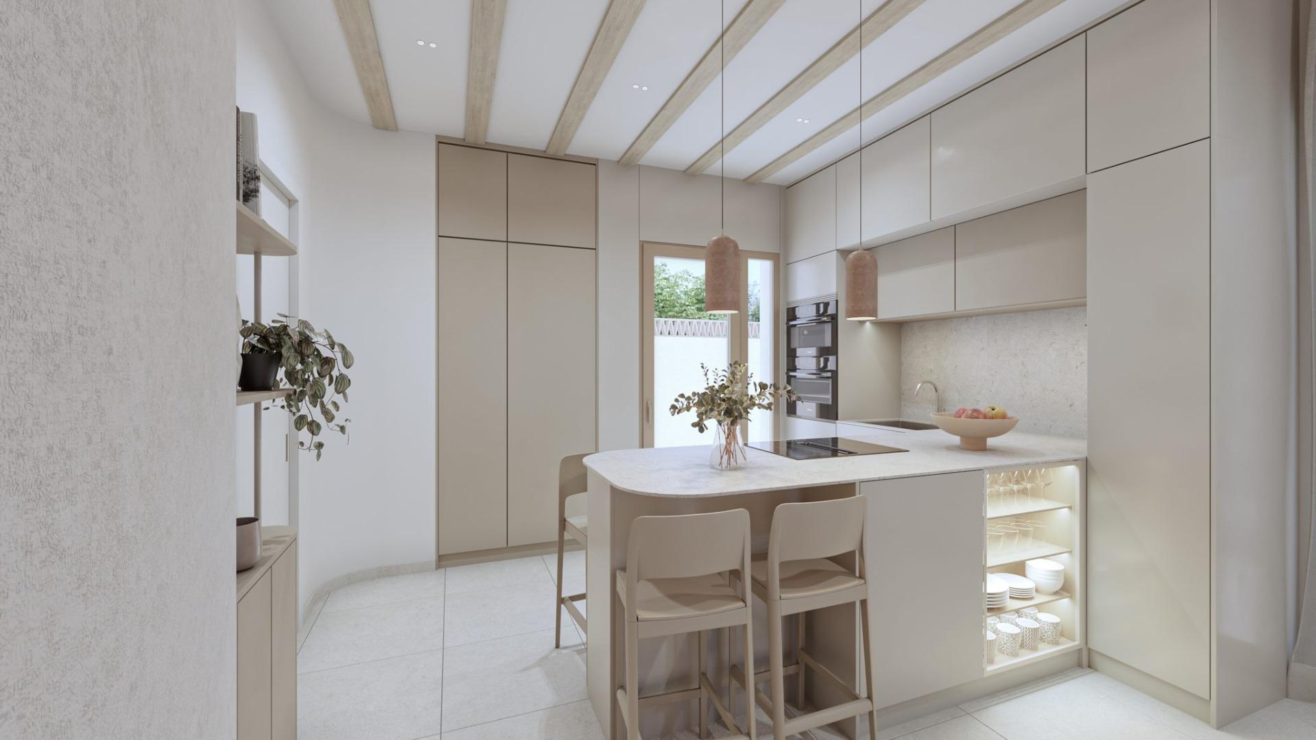 Elevated New Build 2 Bedroom Top Floor Apartment with Private Pool and Solarium for Sale in Pilar de la Horadada