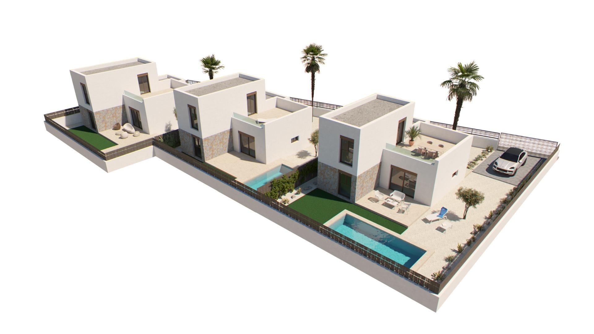 Sophisticated Key Ready 3 Bedroom Villa with Private Pool for Sale in Algorfa, La Finca Golf