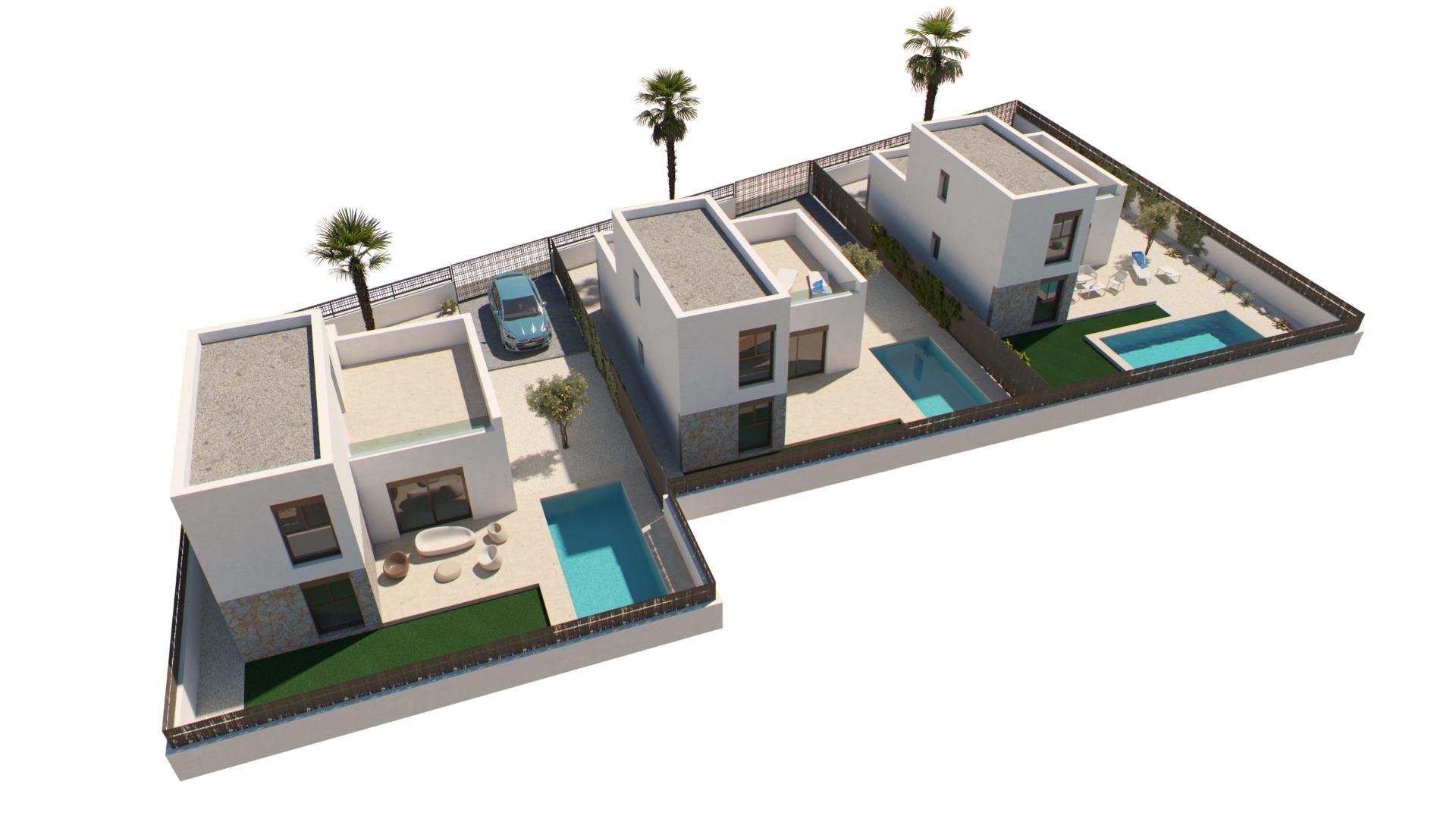 Sophisticated Key Ready 3 Bedroom Villa with Private Pool for Sale in Algorfa, La Finca Golf
