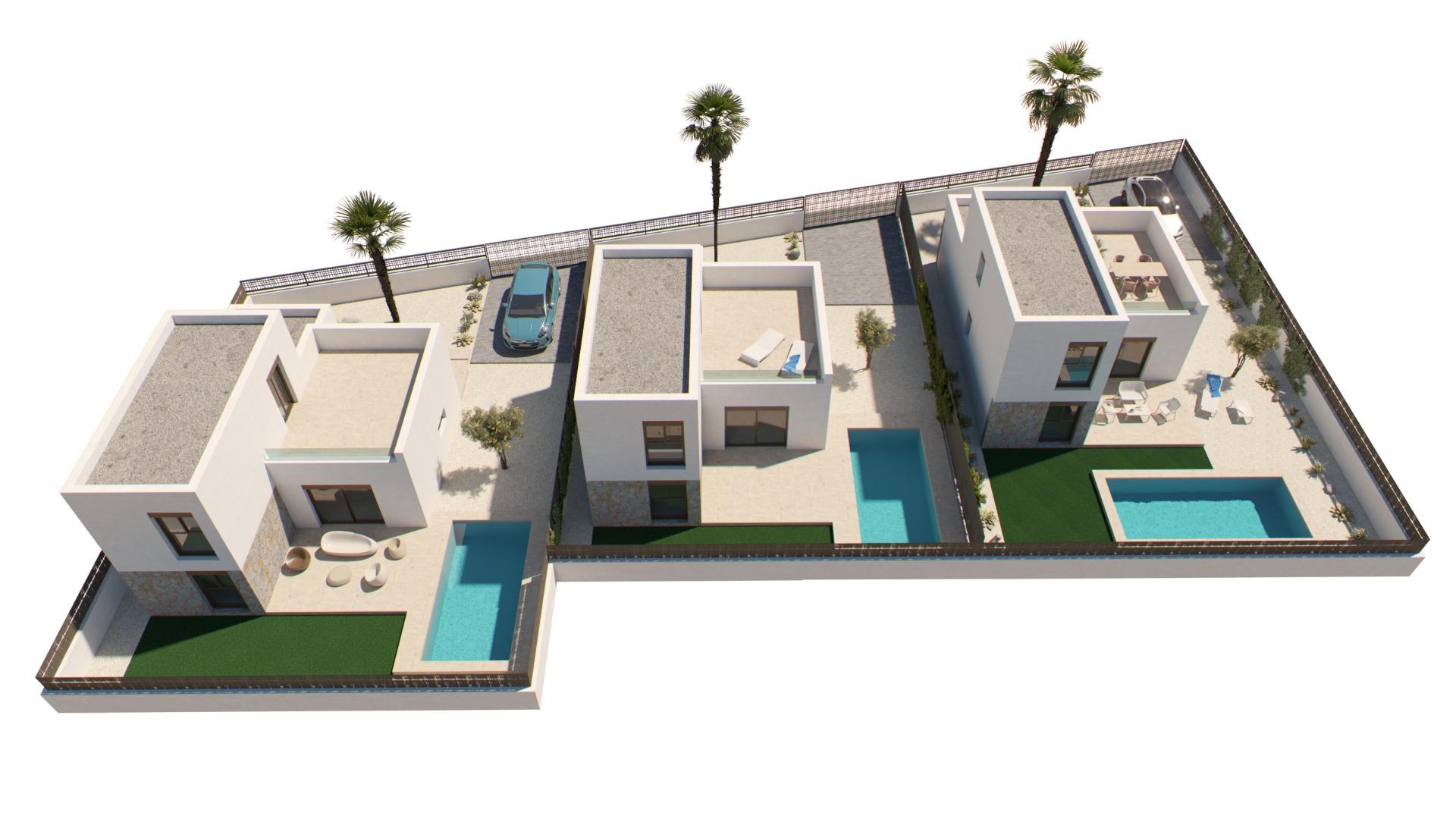 Sophisticated Key Ready 3 Bedroom Villa with Private Pool for Sale in Algorfa, La Finca Golf