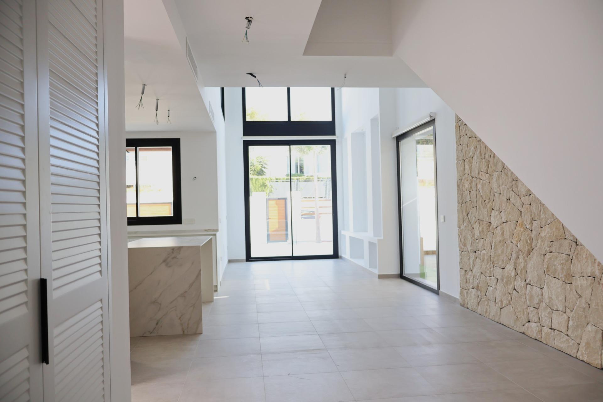 Elegant New Build 4 Bedroom Ibiza Style Villa with Private Pool for Sale in El Albir, Costa Blanca
