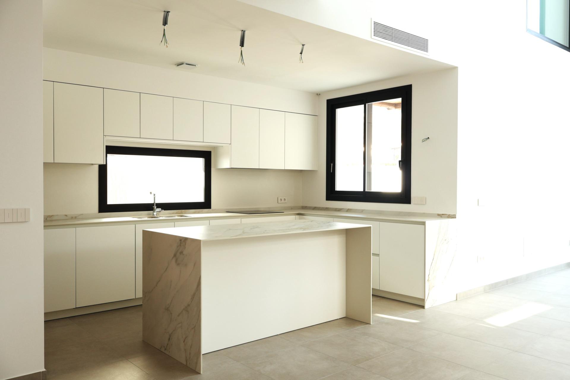 Elegant New Build 4 Bedroom Ibiza Style Villa with Private Pool for Sale in El Albir, Costa Blanca