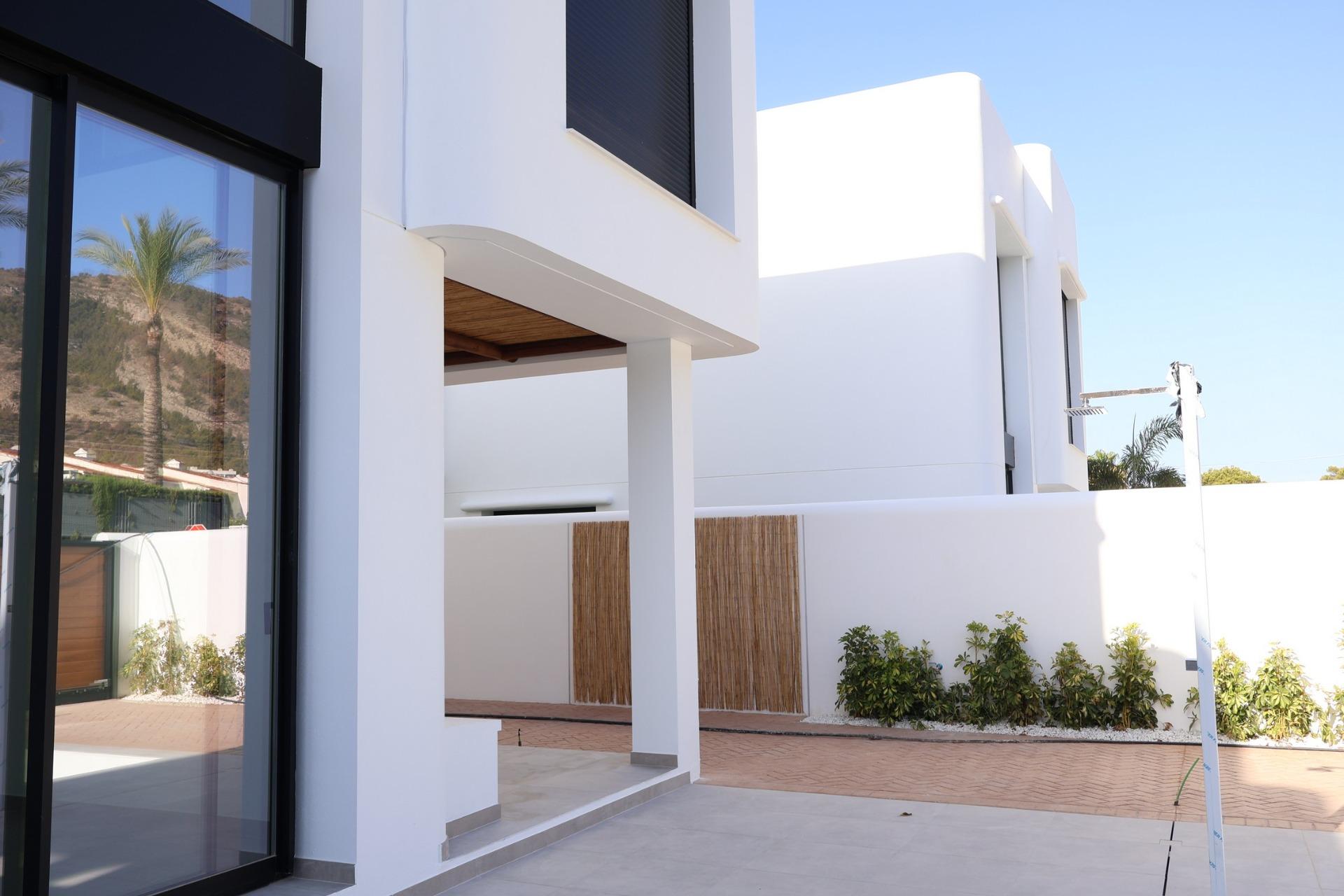 Elegant New Build 4 Bedroom Ibiza Style Villa with Private Pool for Sale in El Albir, Costa Blanca